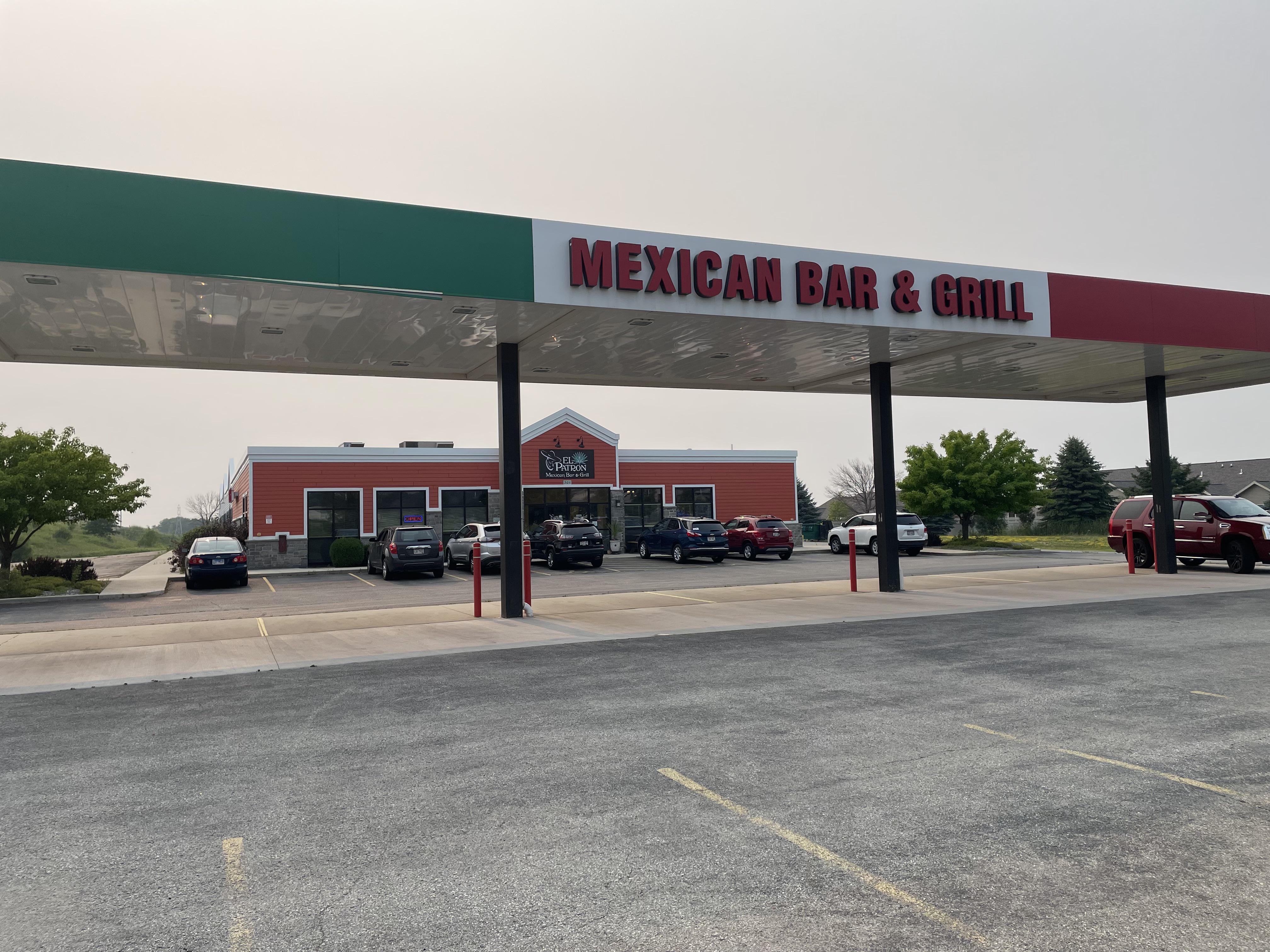 El Patron restaurant in an ex gas station, Fond du Lac, Wisconsin r