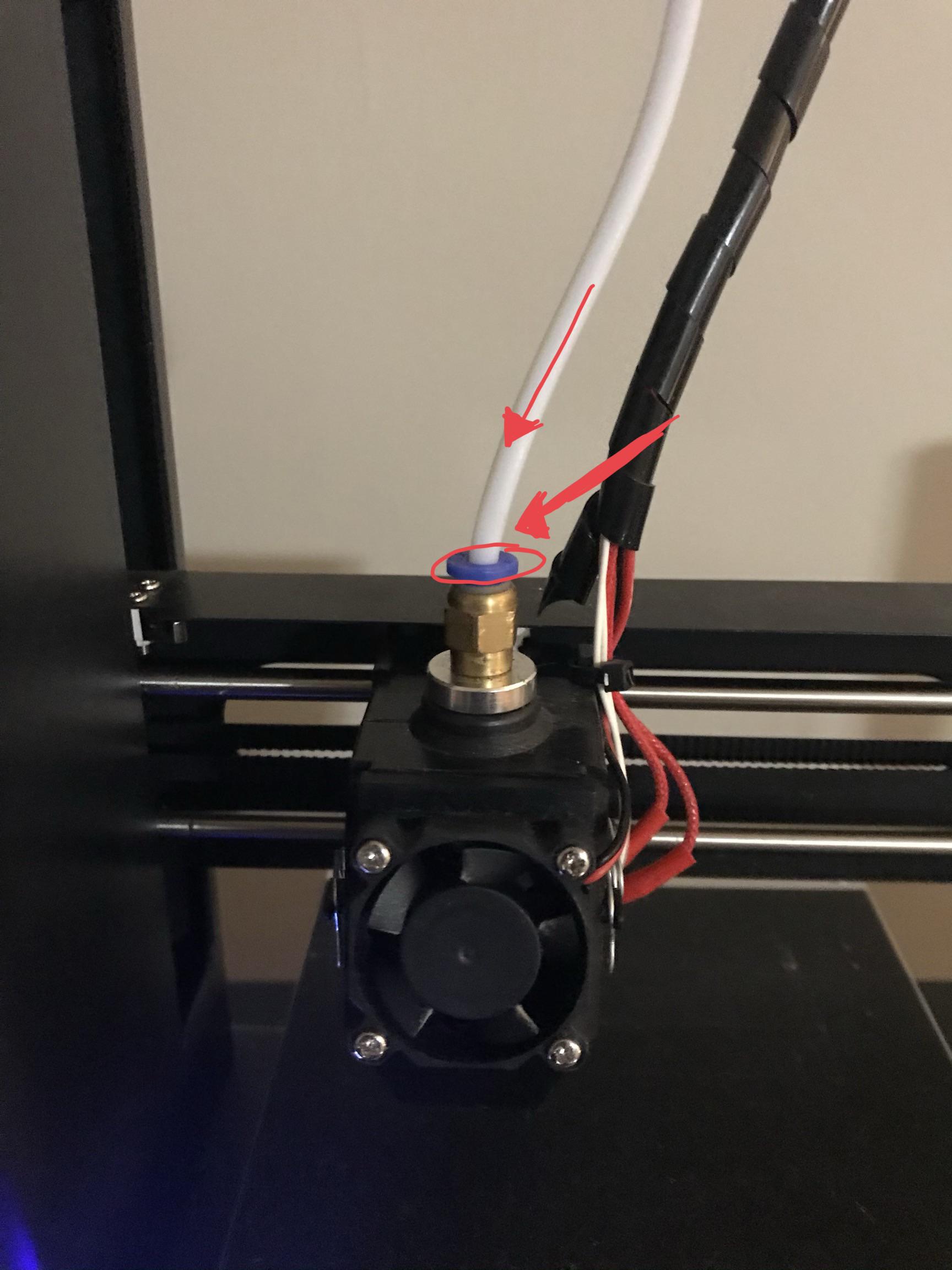 MP Select Mini V2, broken Bowden tube connector, unable to remove tube. How can I replace this