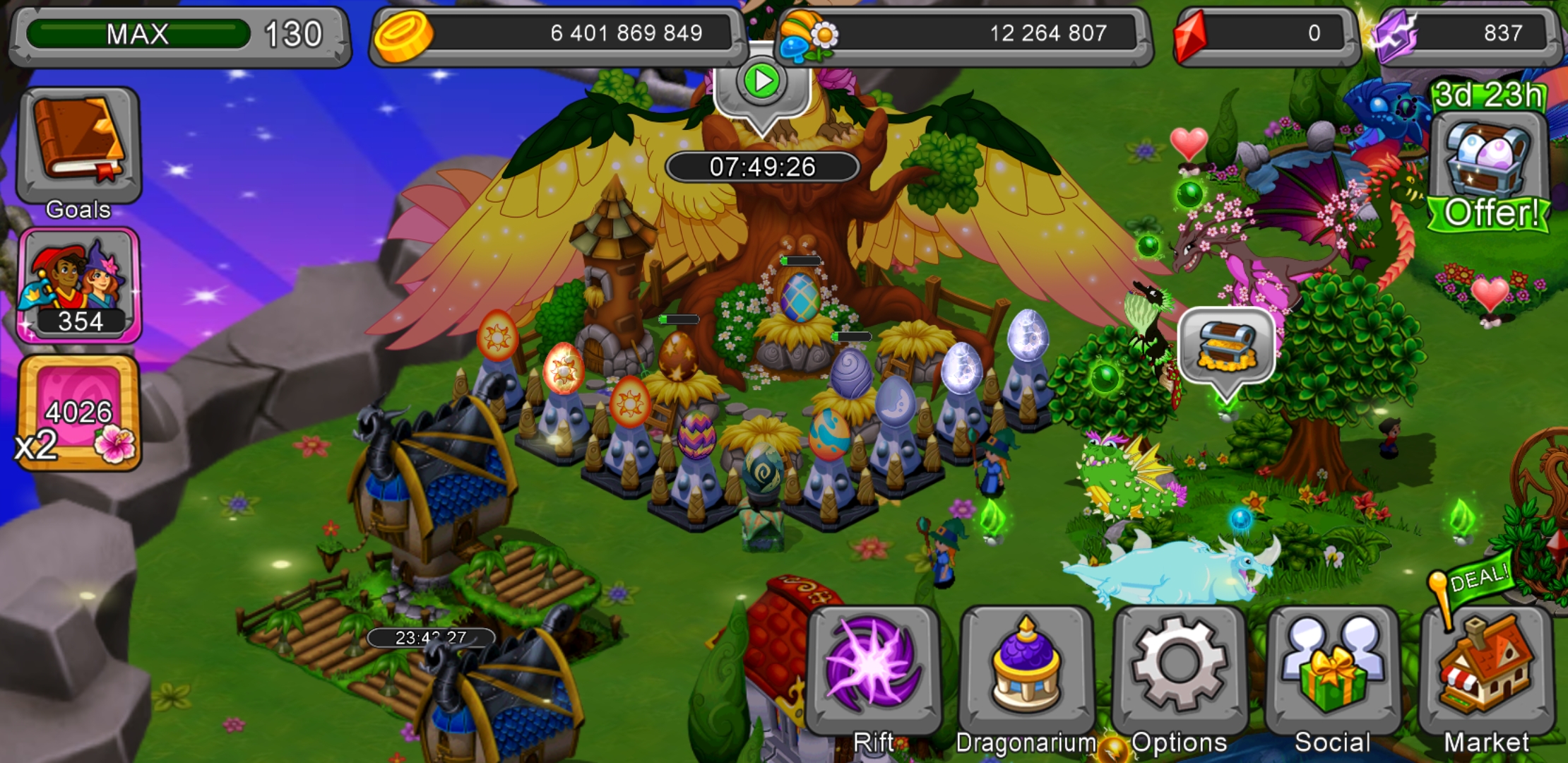Finally got all the pedestals for the new dragons r/dragonvale