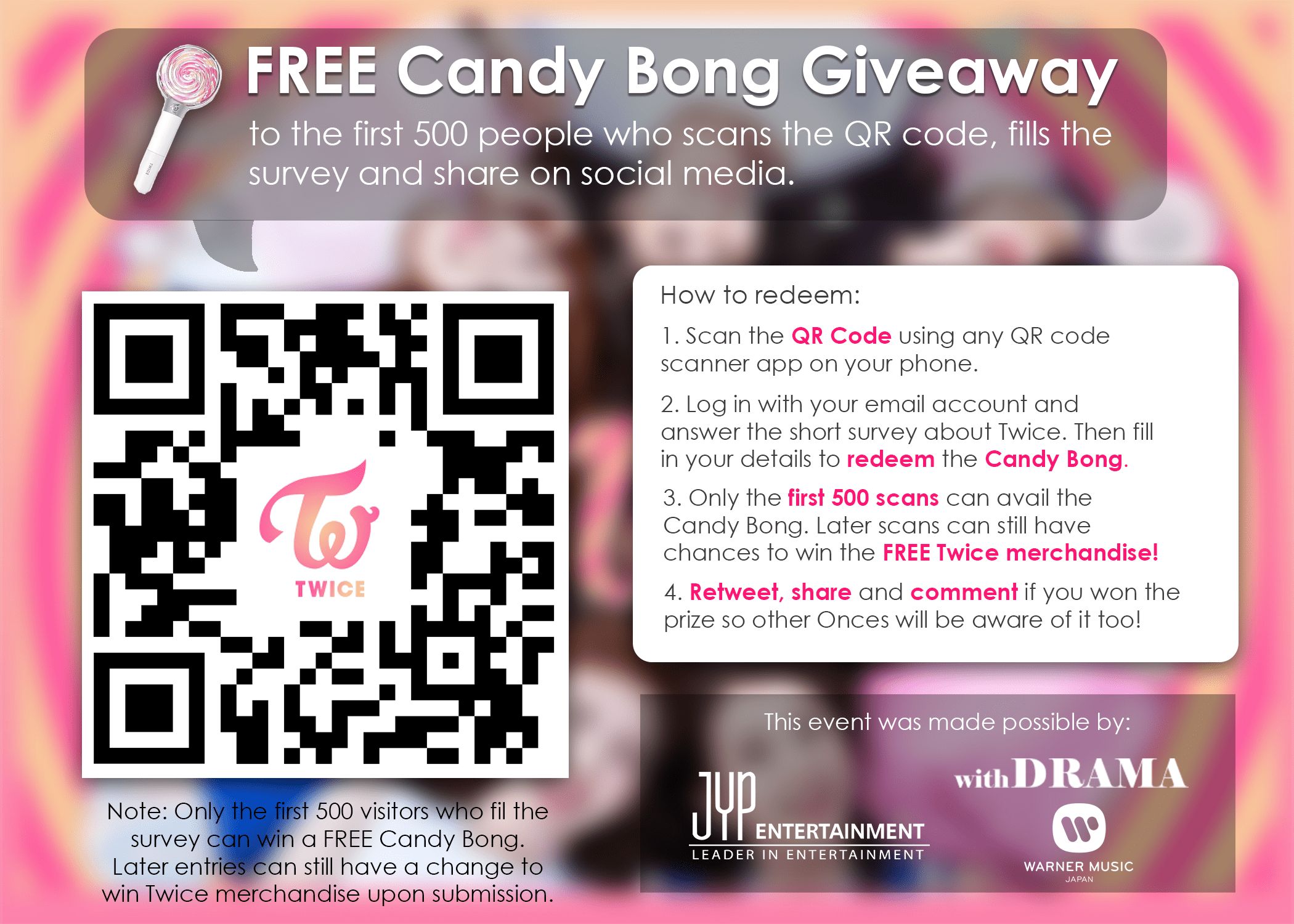 Free Candy Bong Giveaway r/twice