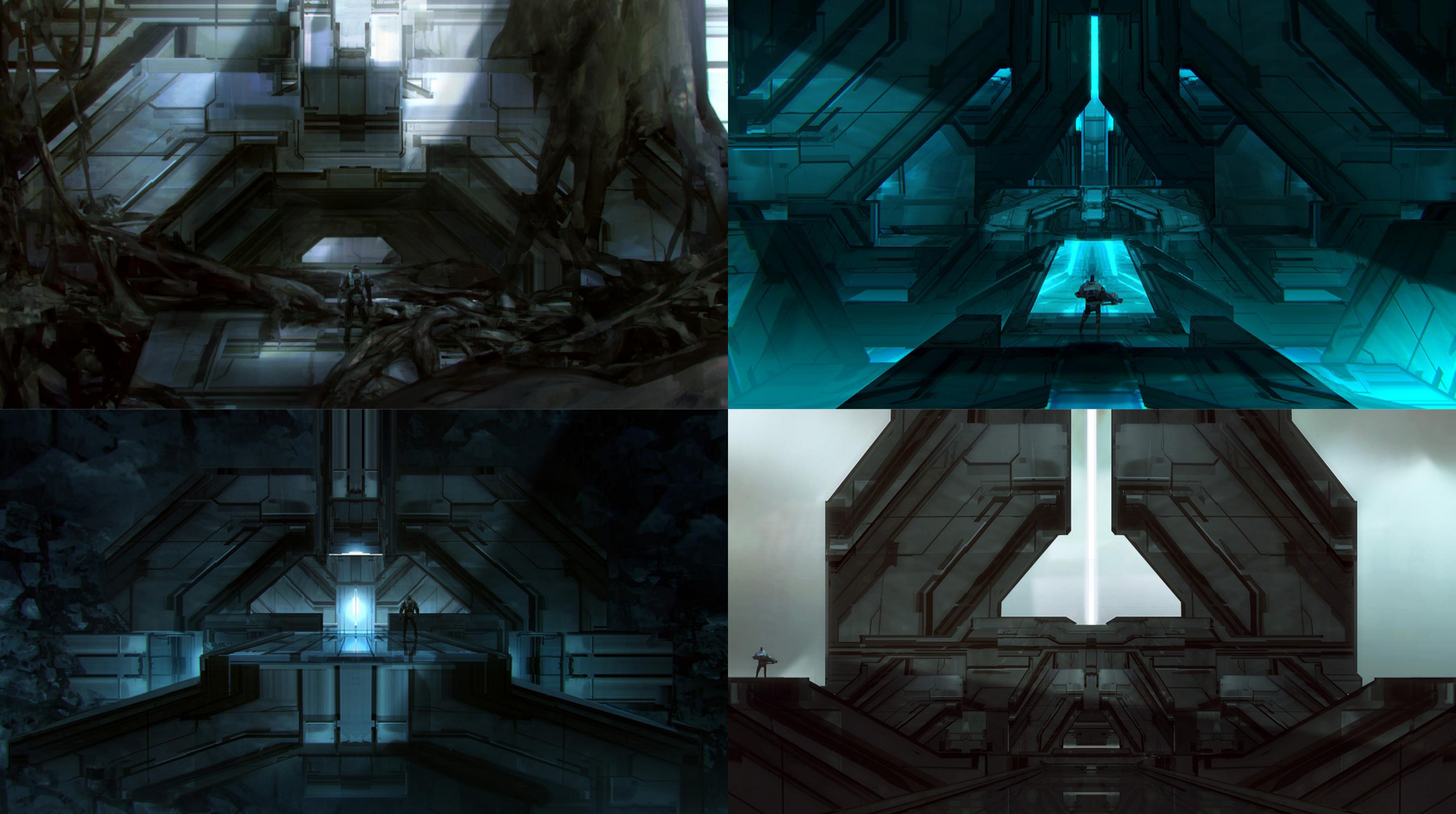 Halo 4 Forerunner concept art by Thomas Scholes r/halo