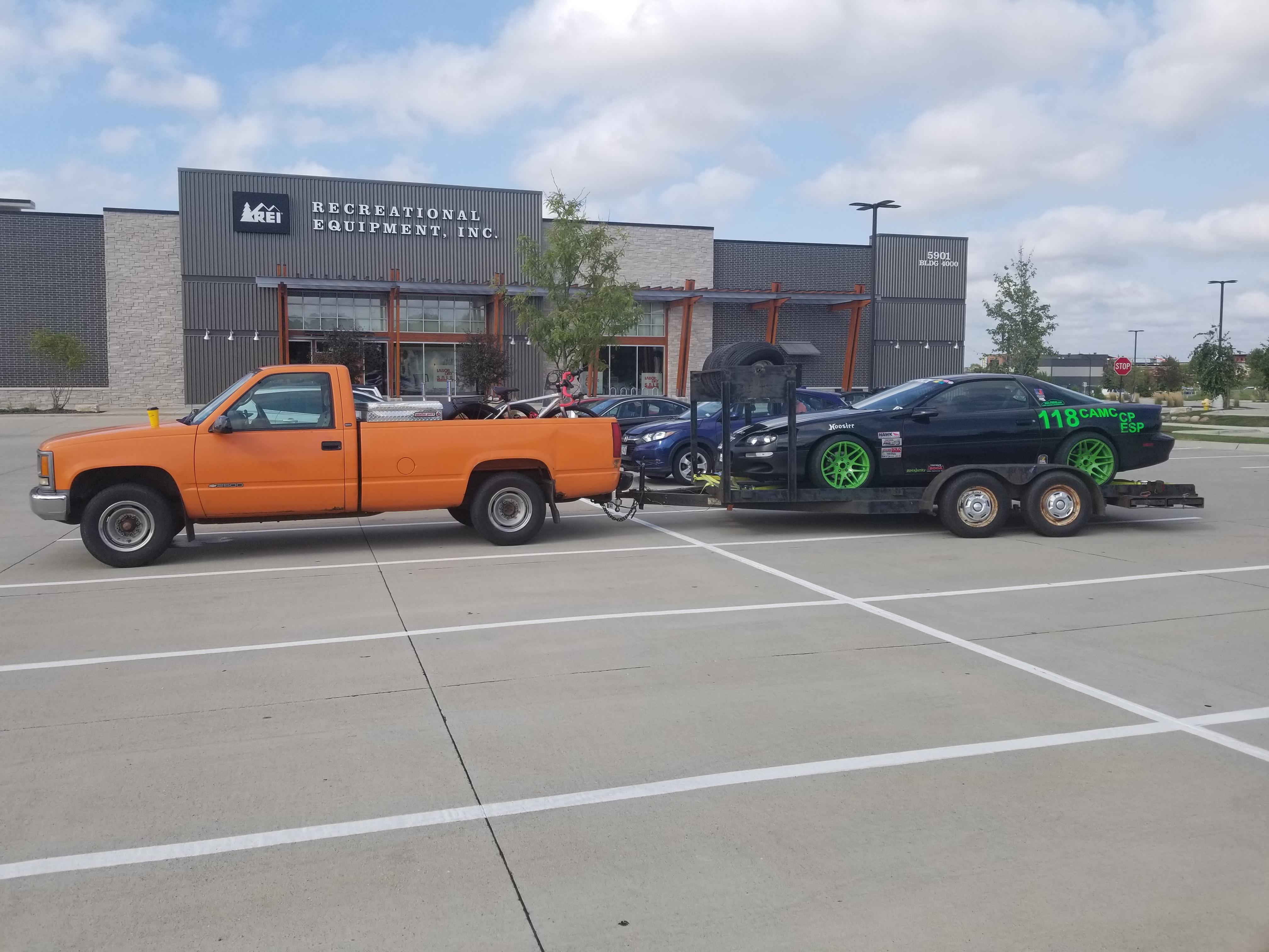 If you camping equipment, Des Moines is the last REI before