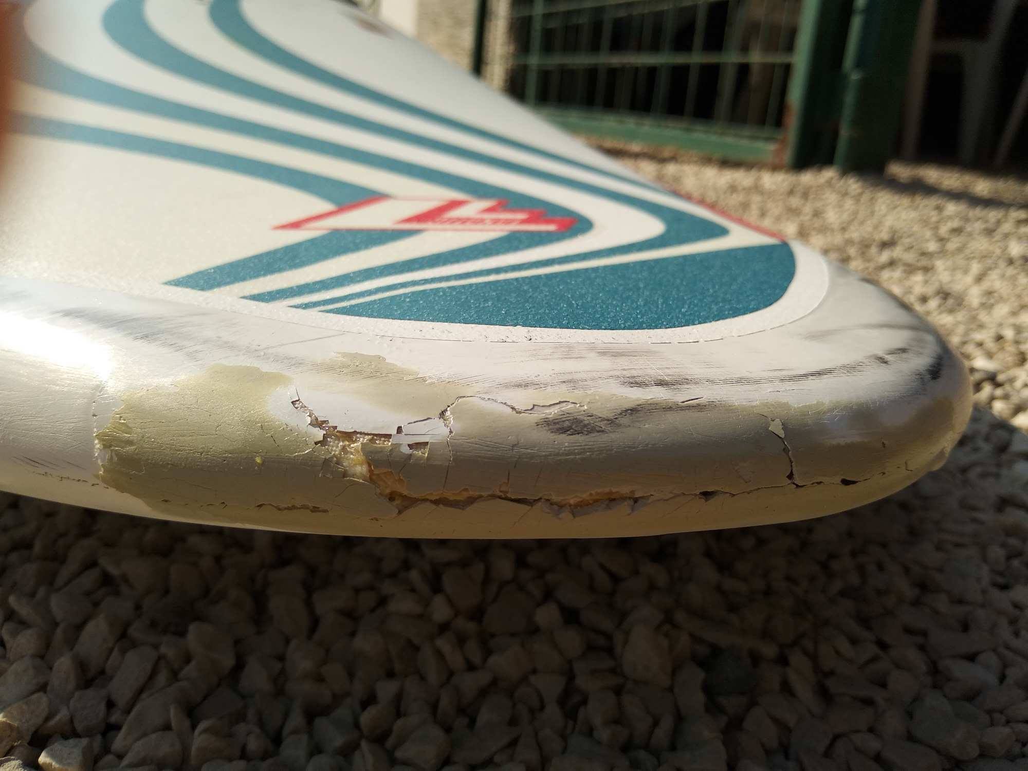 Spectacular catapult onto my boards nose need advice on how to fix it