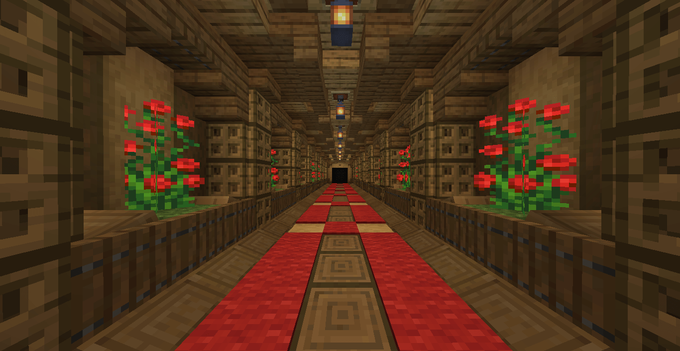 Hallway Design 1 Minecraftbuilds