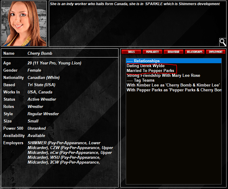 Things don't seem very happy in the Cherry Bomb household. r