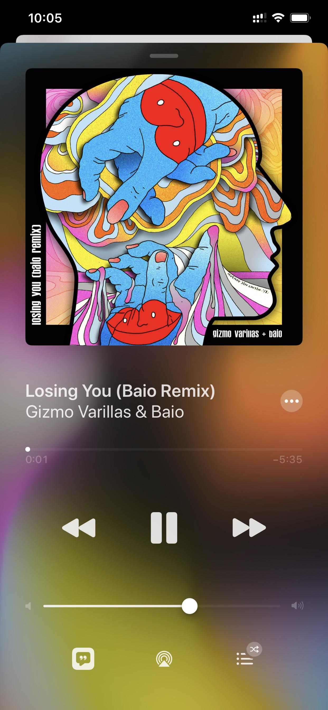 [Request] Apple Music Gradient Background but without lyrics, so you
