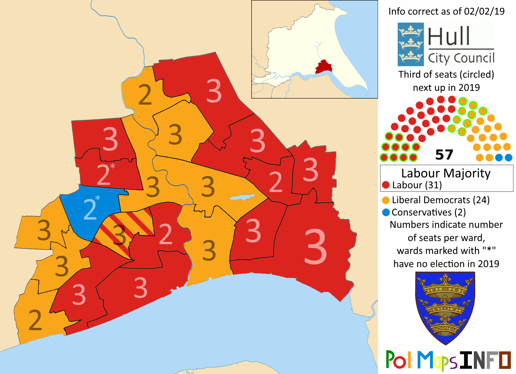 Hull City Council, East Riding of Yorkshire, Yorkshire and the Humber