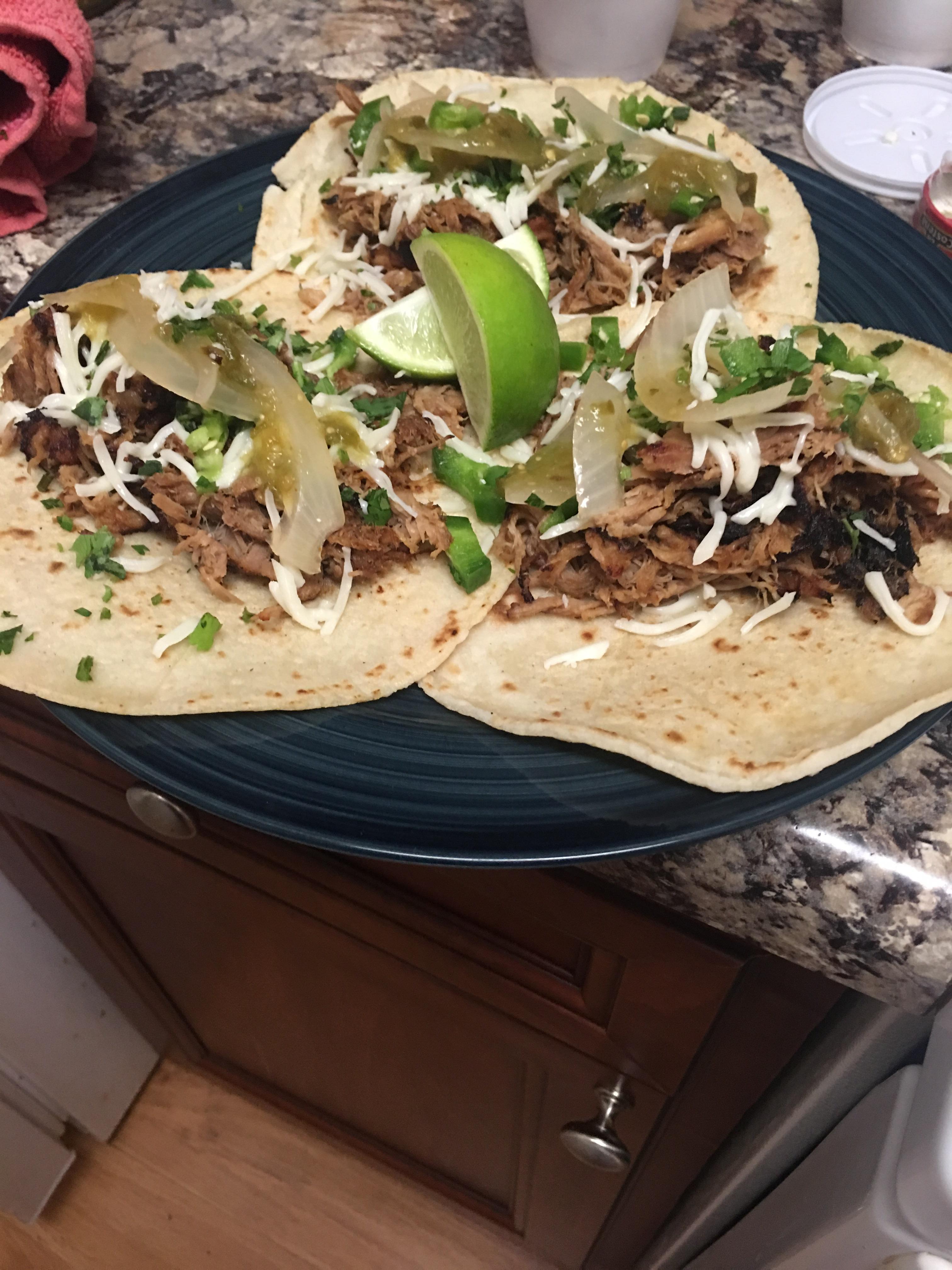 Tacos from pork shoulder r/slowcooking