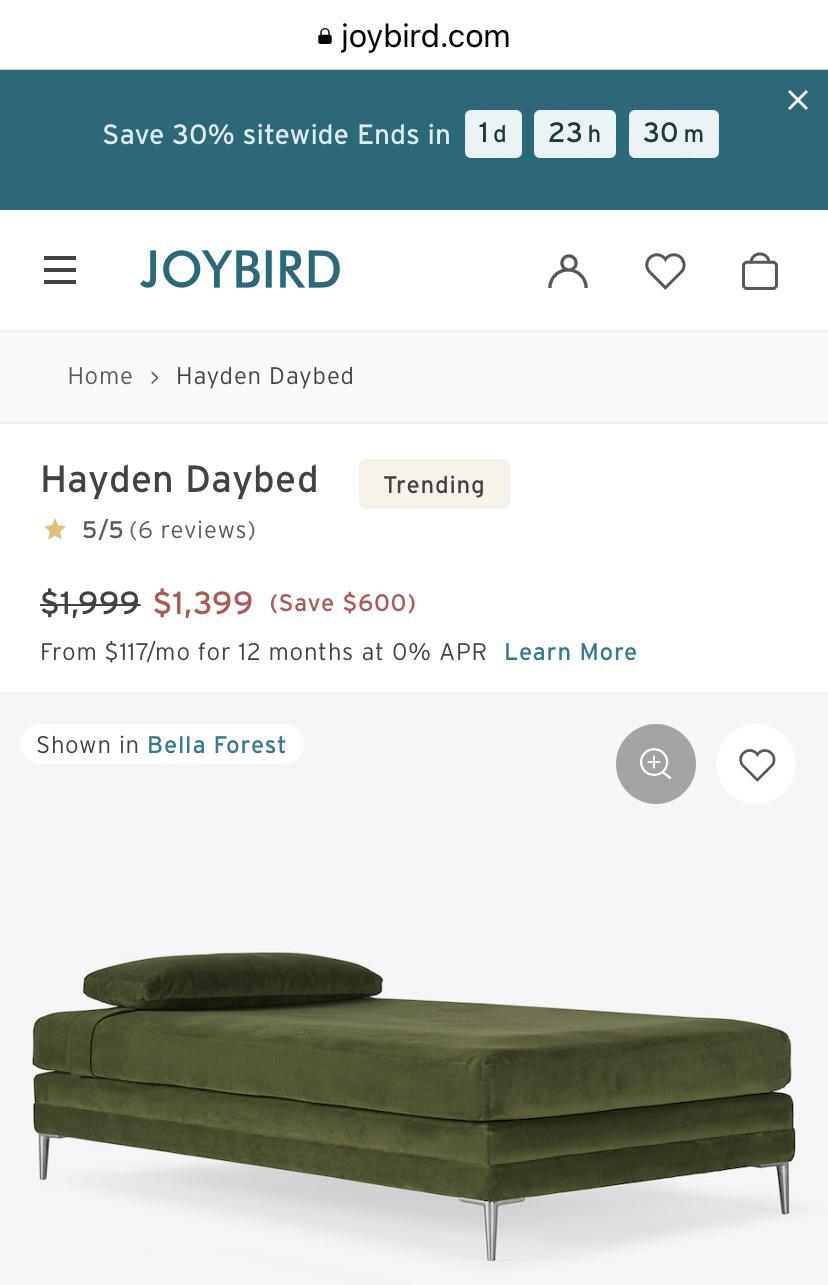 Can anyone a dupe for this daybed from Joybird? r/furniture