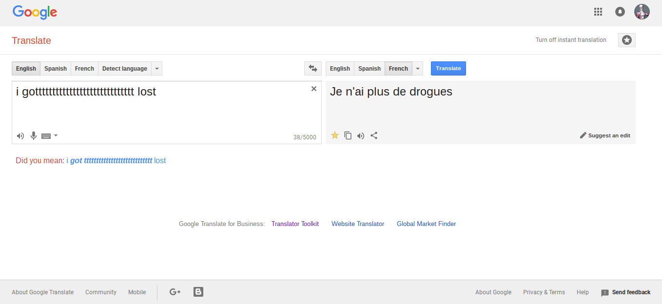 Playing around with google translate takes a dark turn r/googletranslate