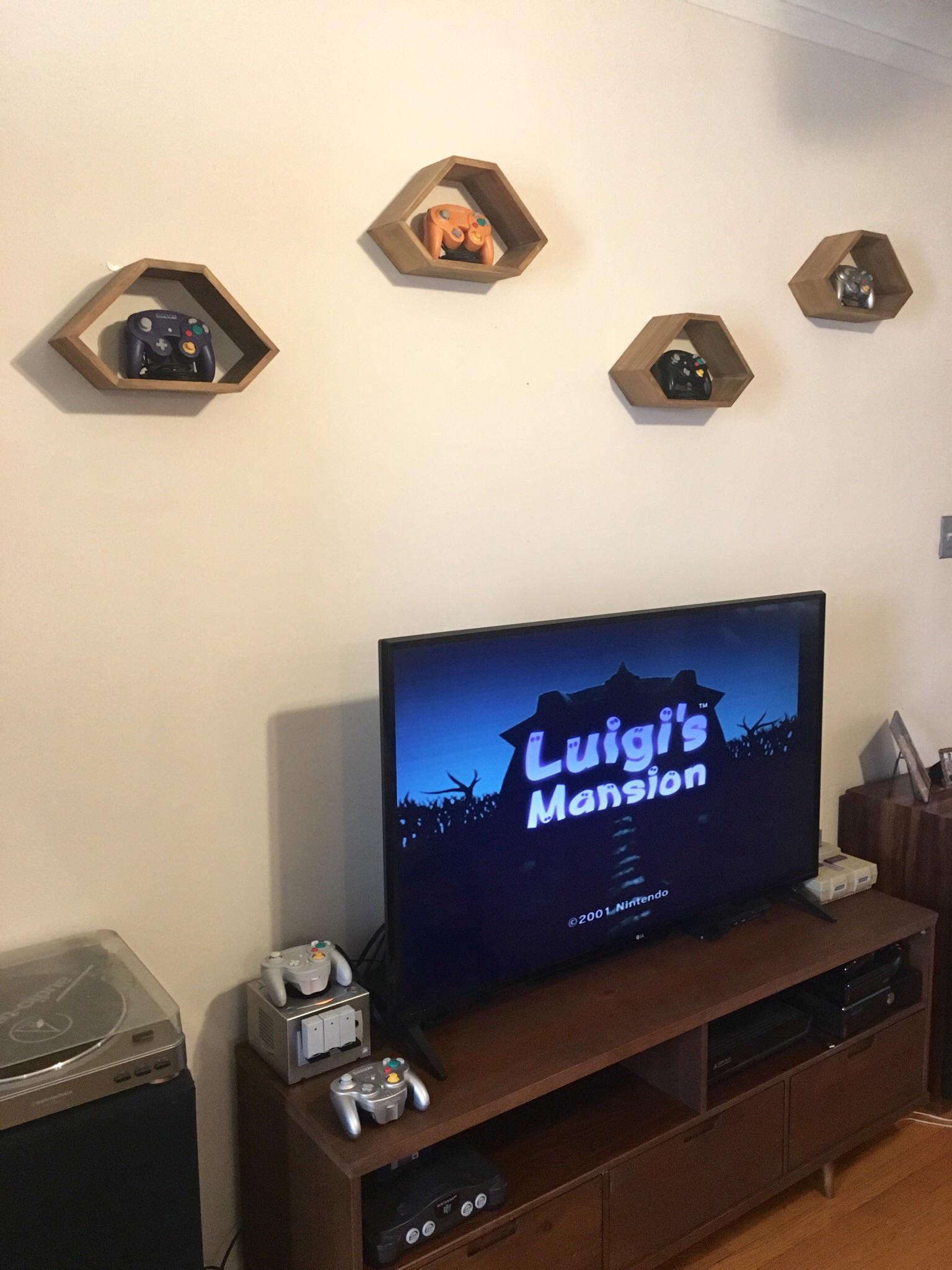 I’m redecorating my living room and wanted to show off my controller