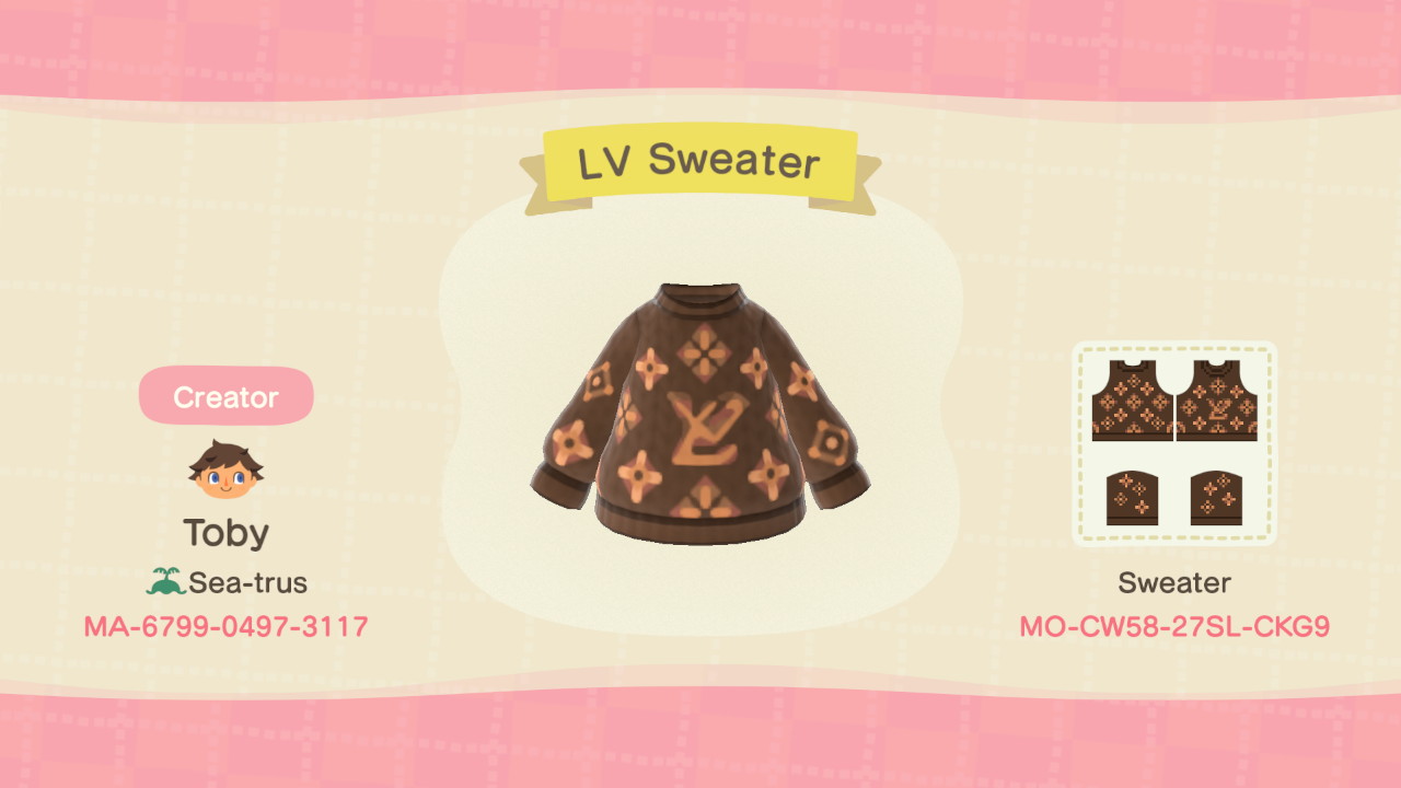 Animal Crossing Qr Code Louis Vuitton Paul Smith