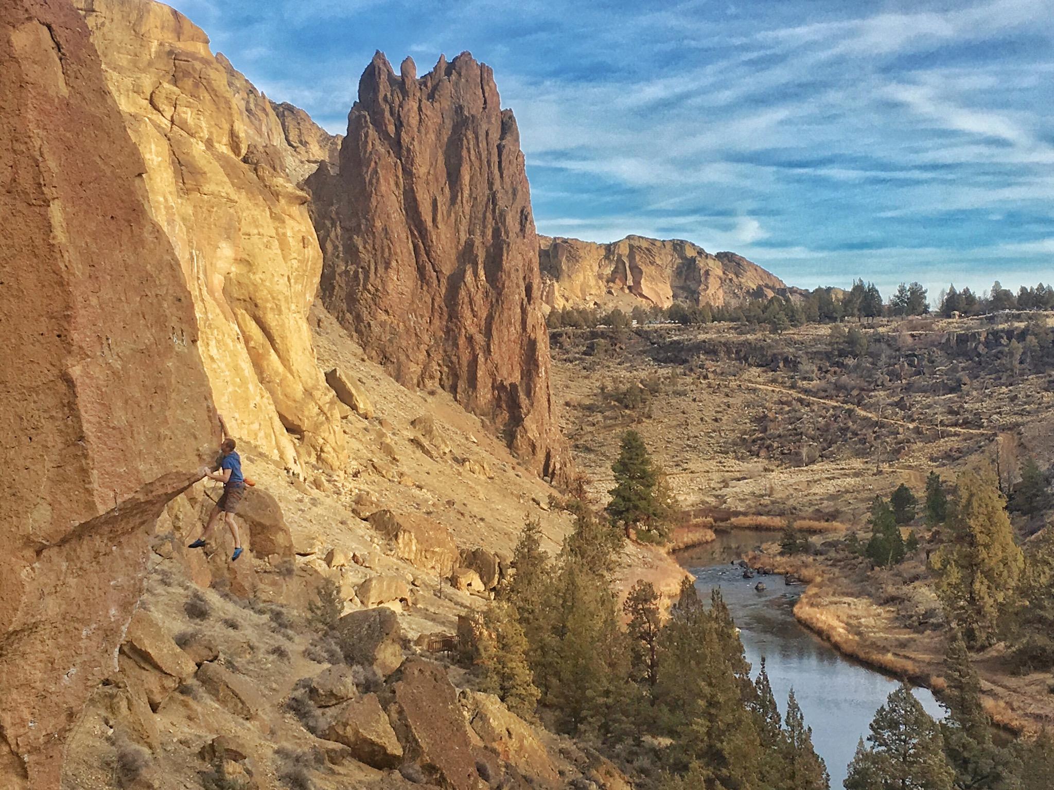 This is either the quintessential Smith Rock photo, or a total cliche