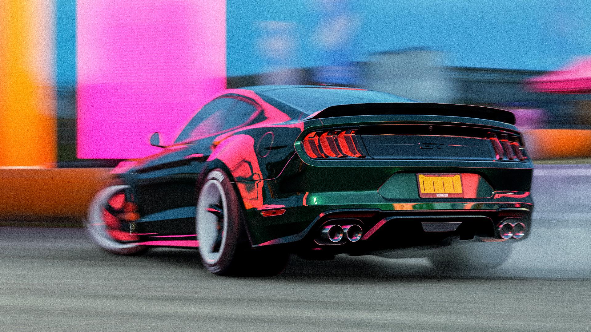 Panning shots and lights make really cool shots! r/forza