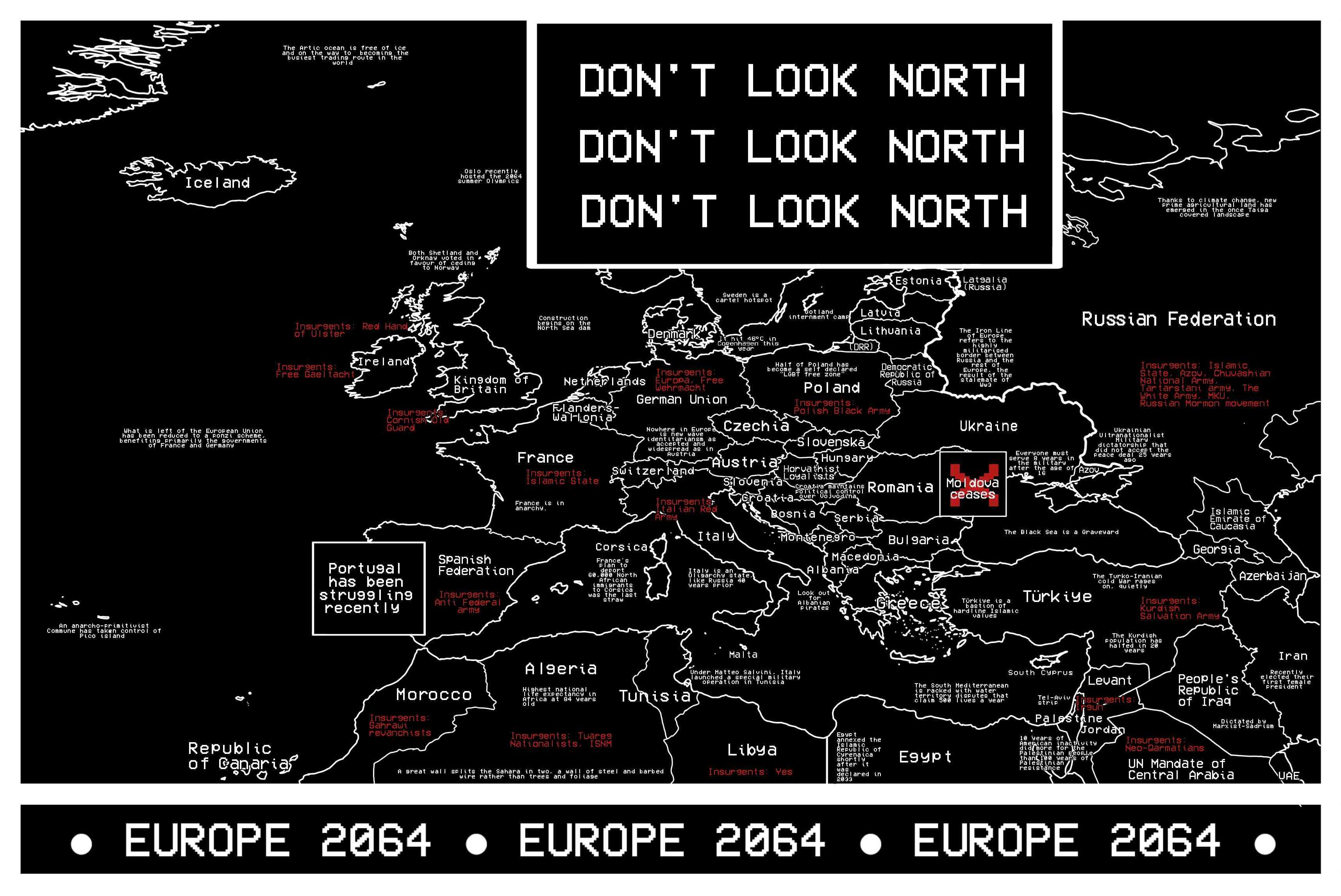 Europe 2064 Rimaginarymaps