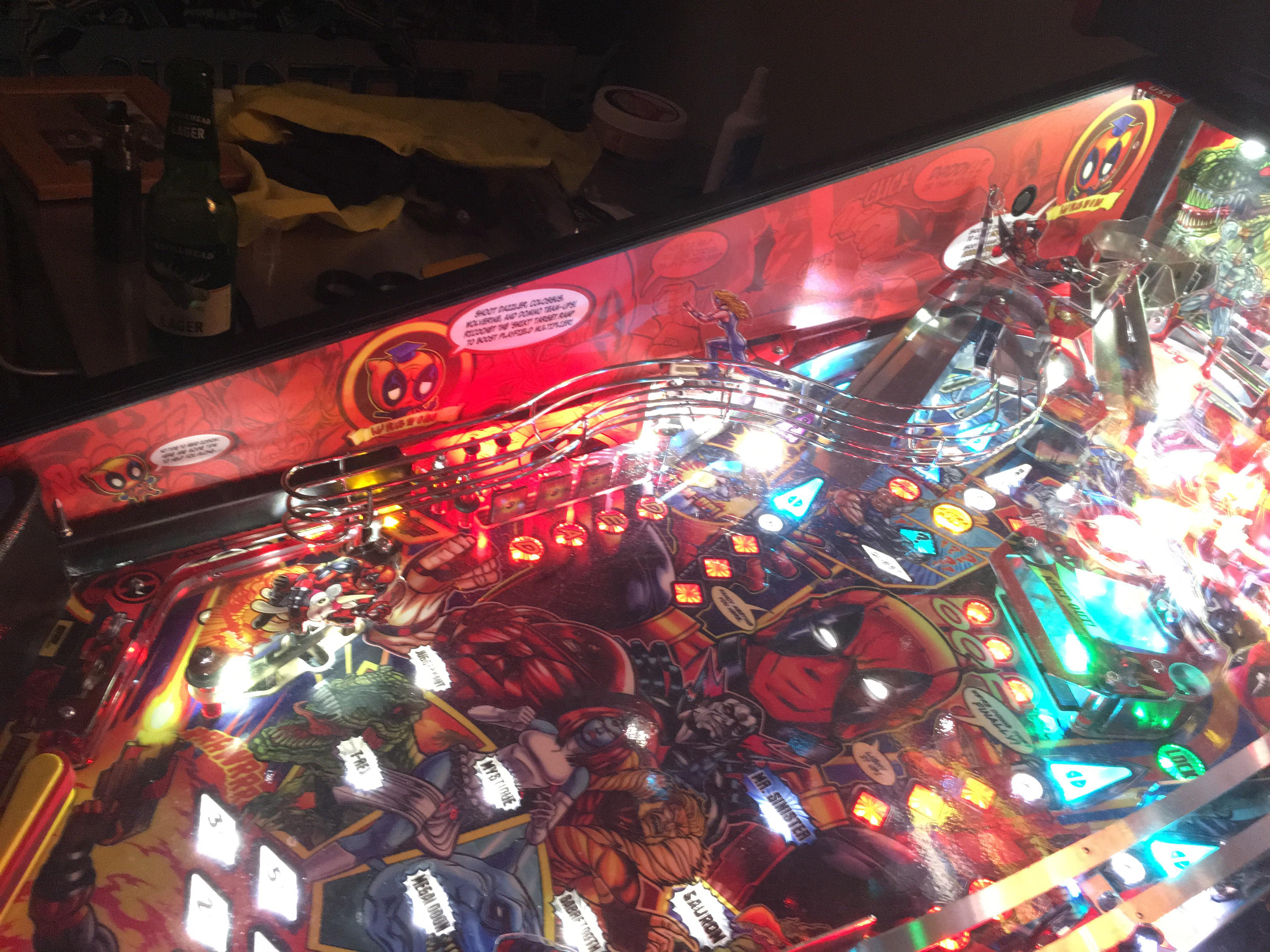 Added some art blades to my Deadpool Pro r/pinball
