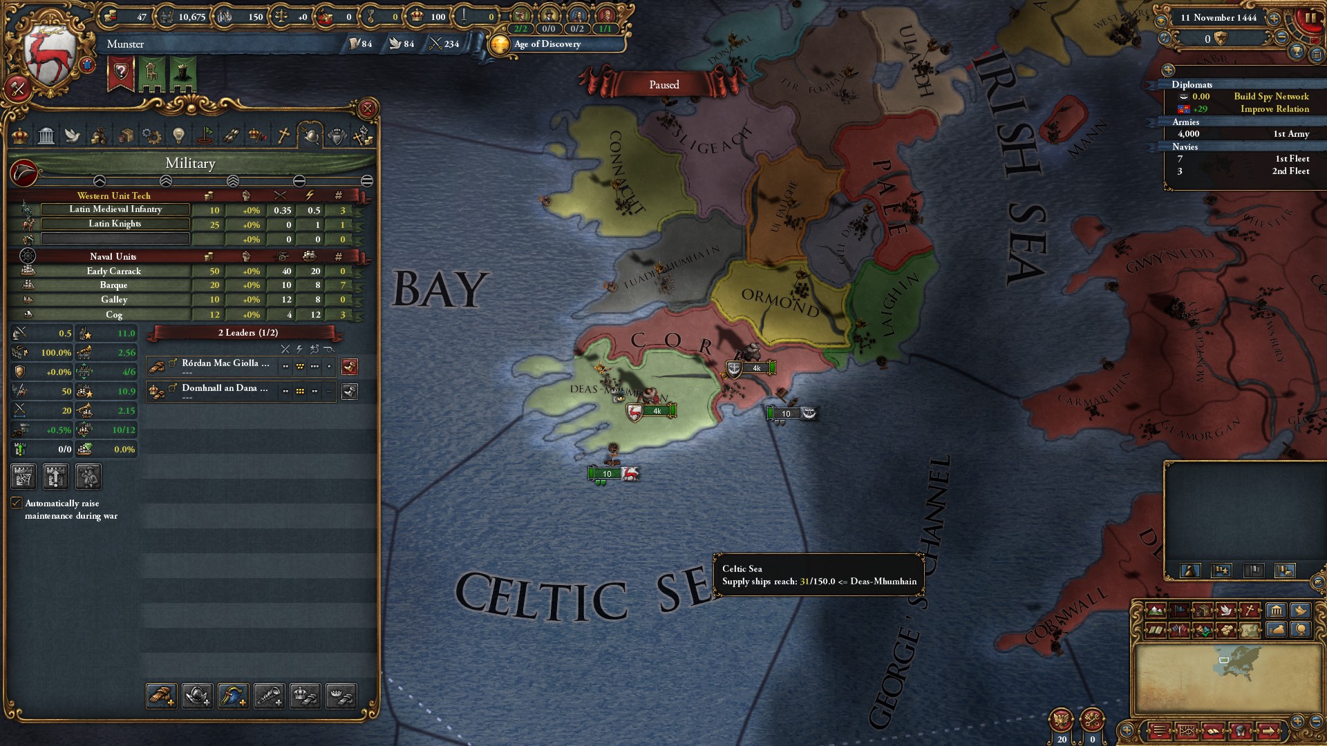 I believe the game is telling me to conquer the isles r/eu4