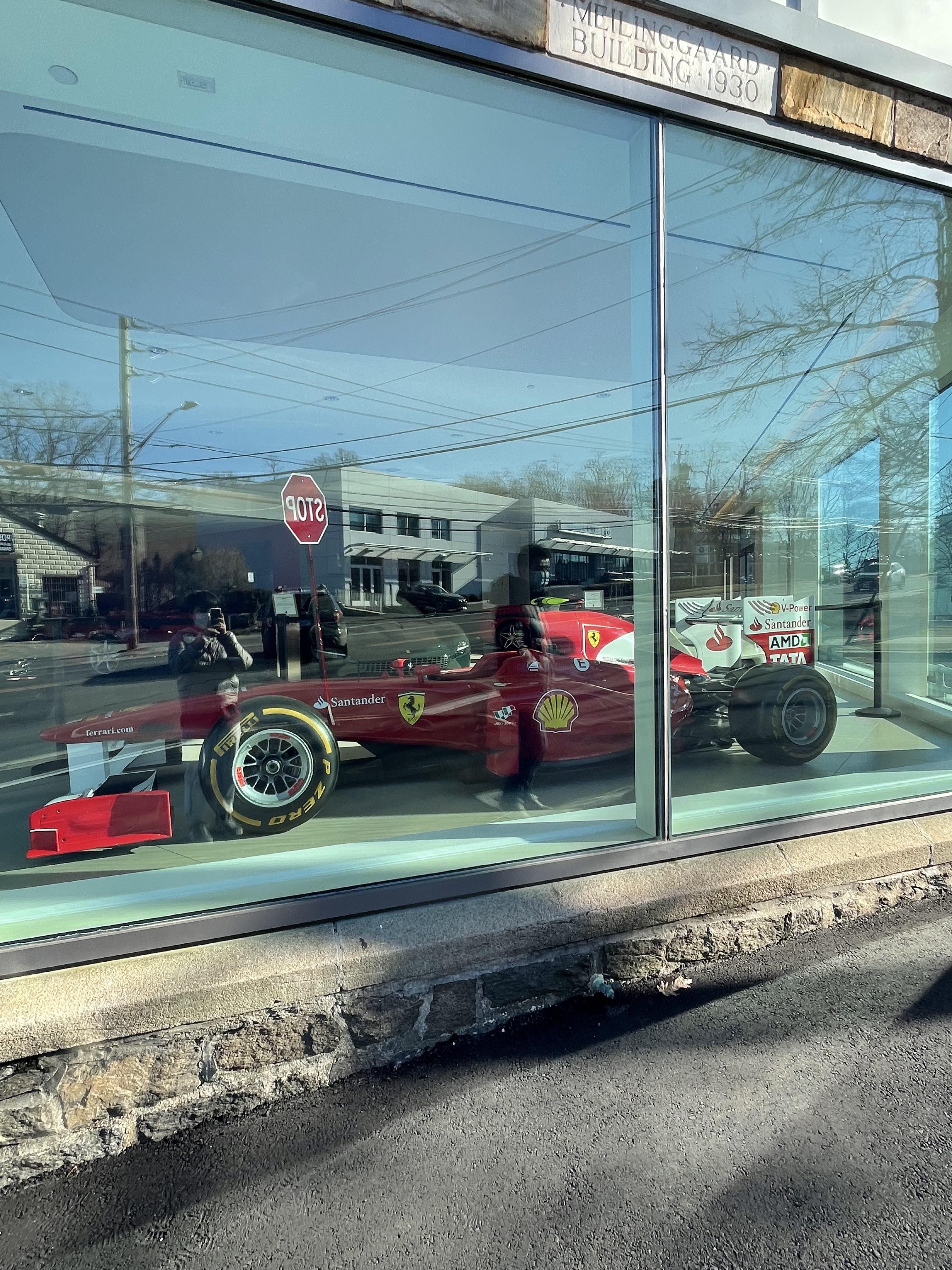 Look what I found in a Ferrari dealership in Greenwich,NY formula1