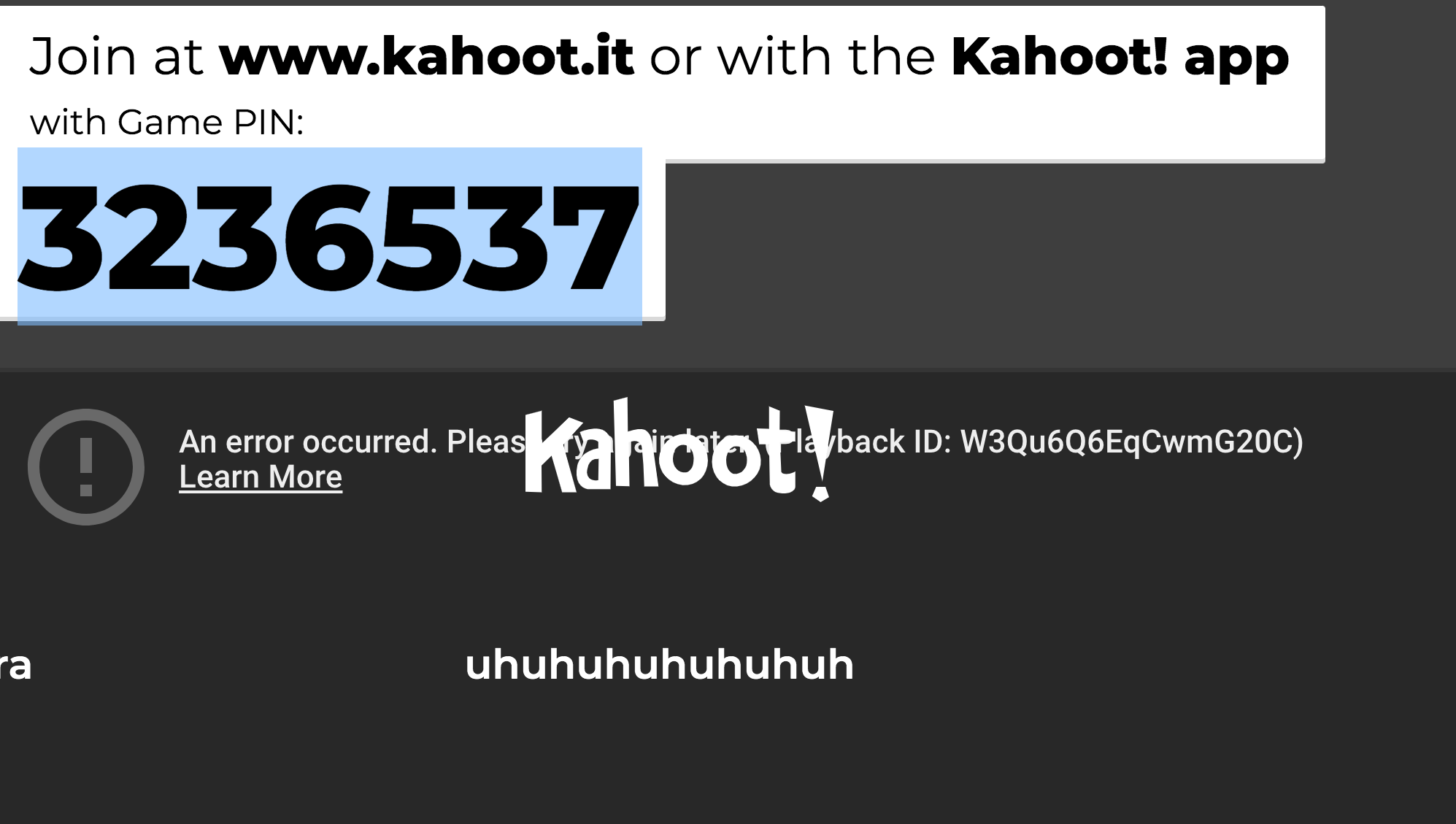 How To Get Code For Kahoot at Skye Milliner blog