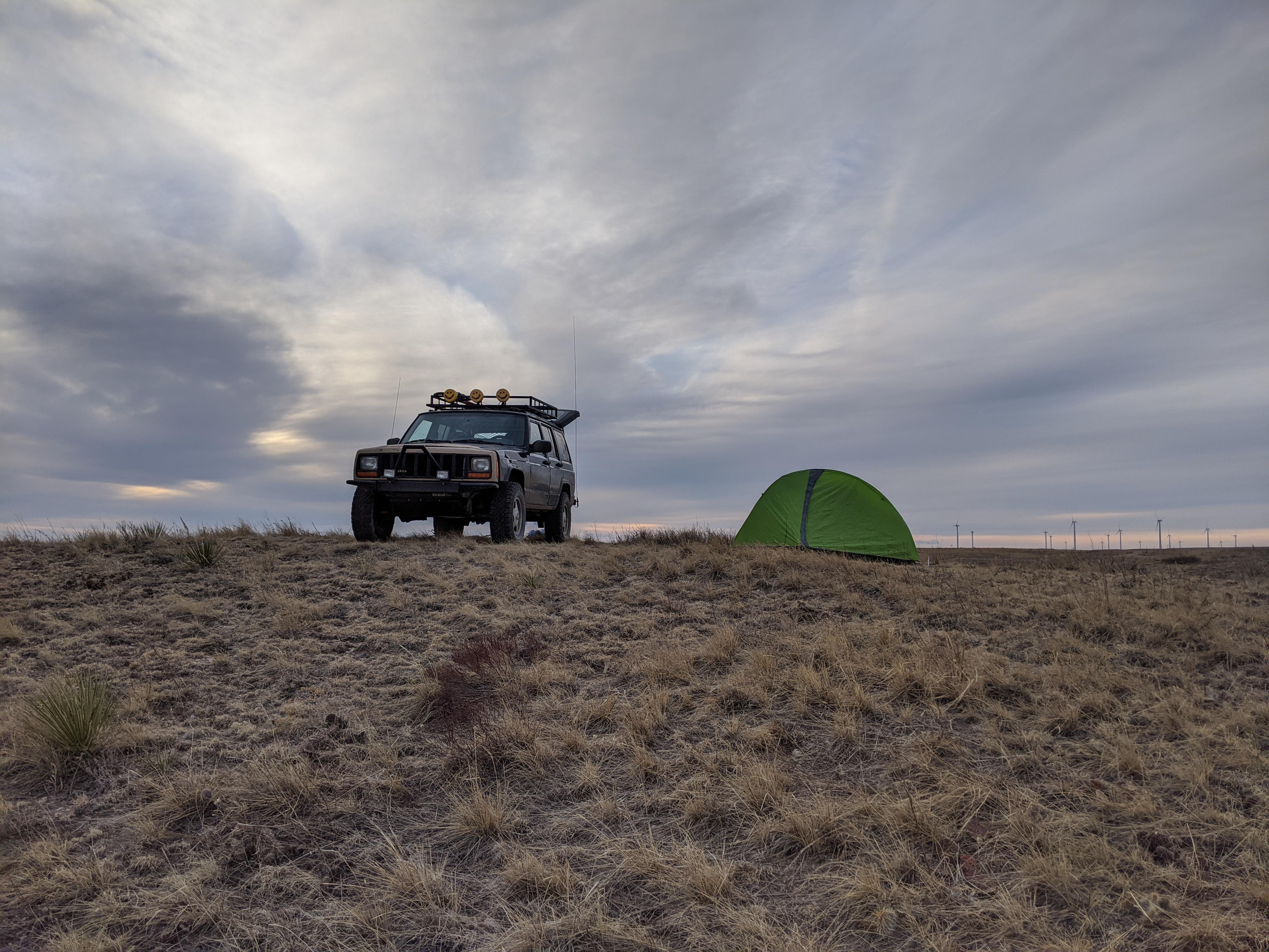 Camping in Pawnee National Grassland with my XJ r/camping