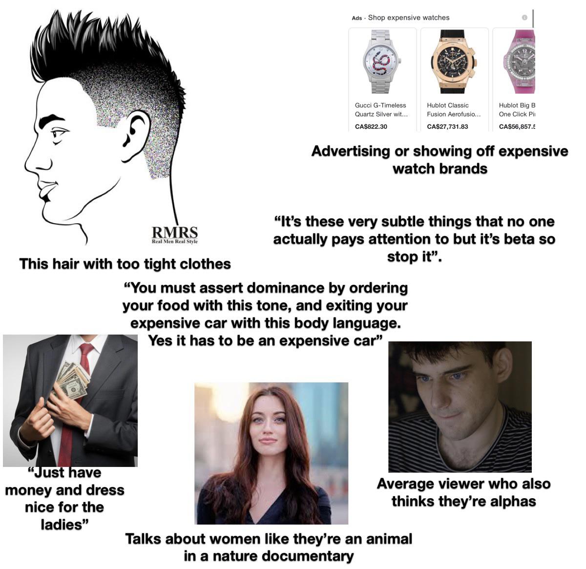 The YouTube “alpha male” channel starter pack starterpacks