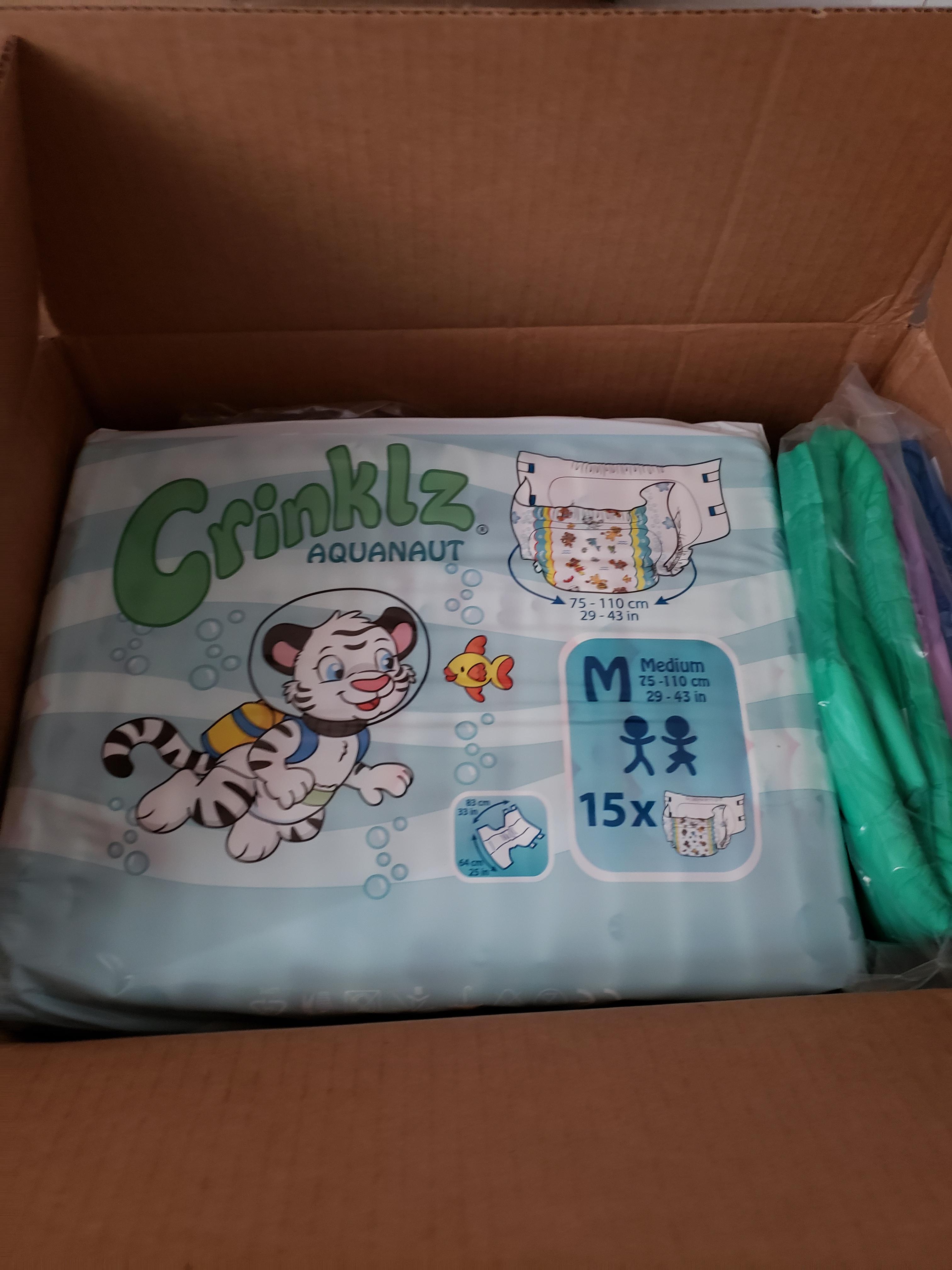 Just bought my first set of real ABDL Diapers! Plus NorthShore was cool