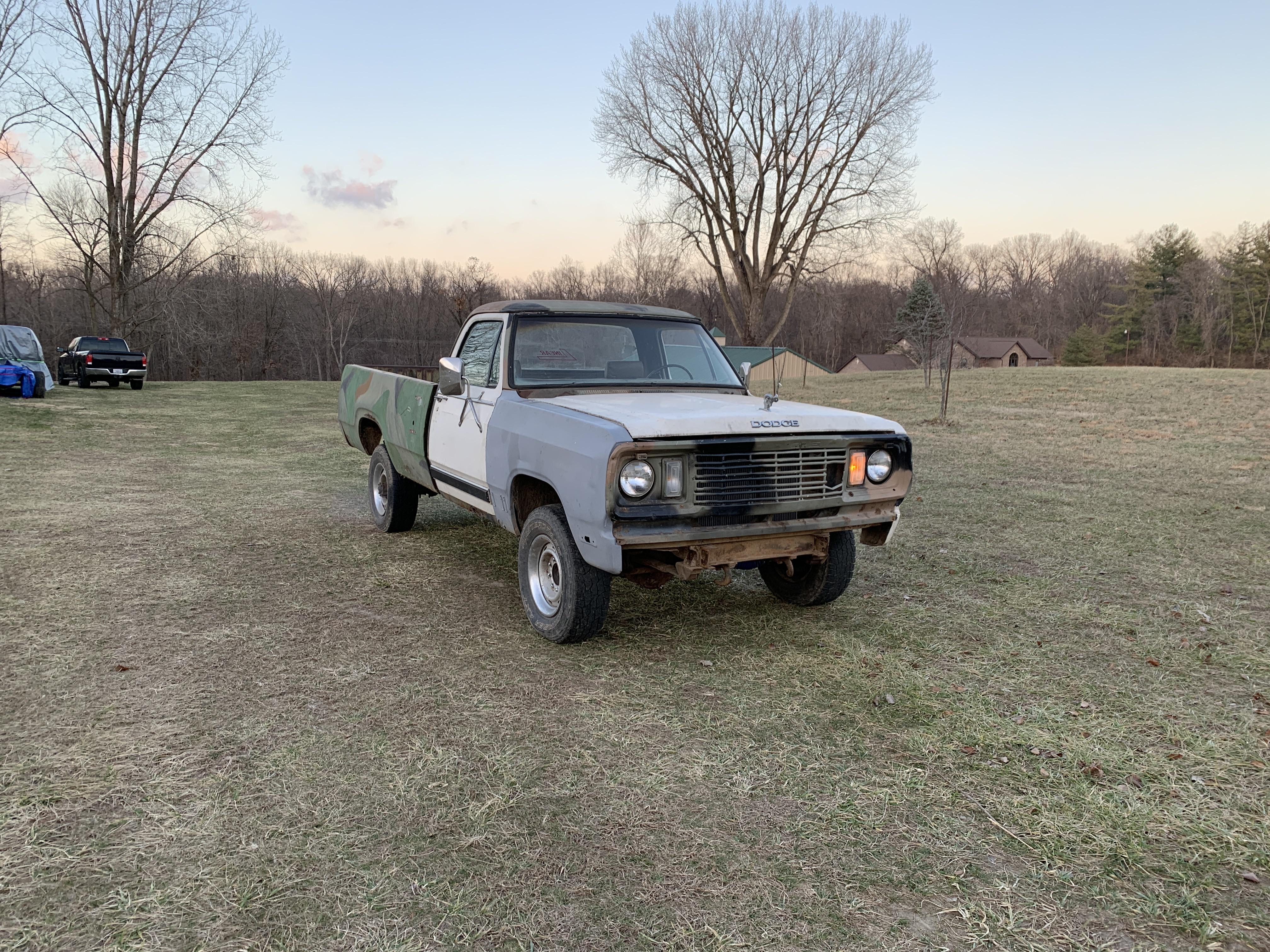 My old 1977 Dodge M882. Clunking from the front end when moving forward