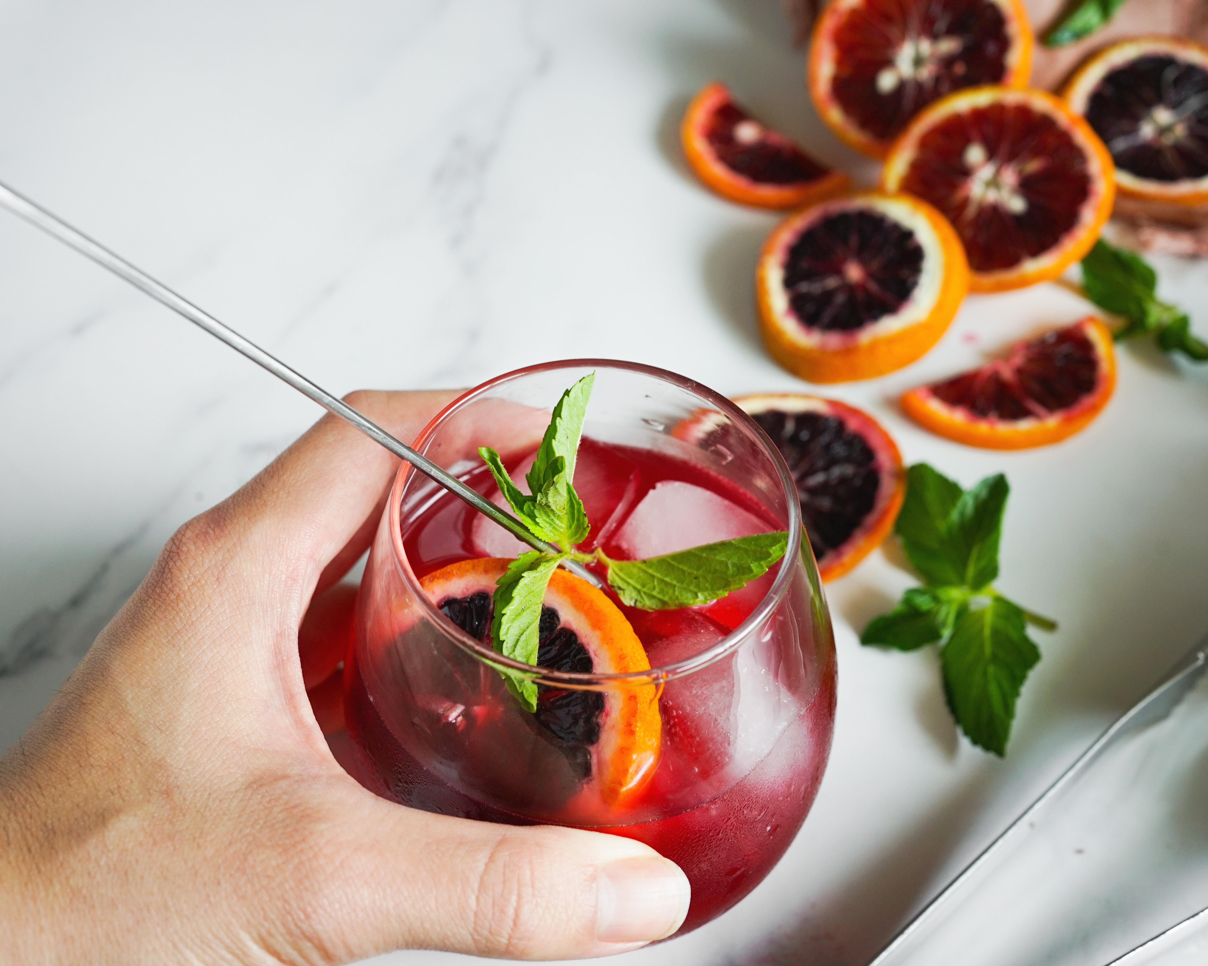 Experimenting with blood orange and elderflower 🍹 r/cocktails