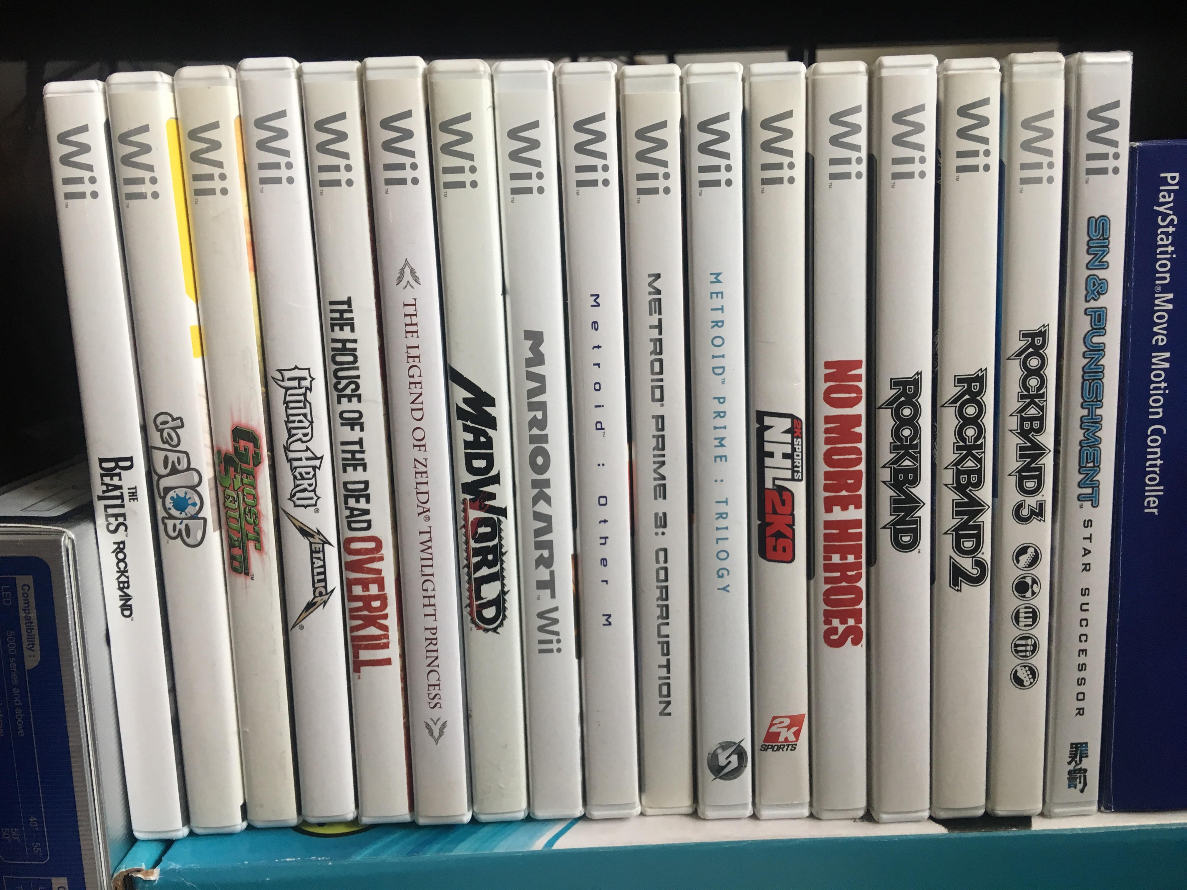 My new hobby, collecting Wii games. Almost got all the ones I want