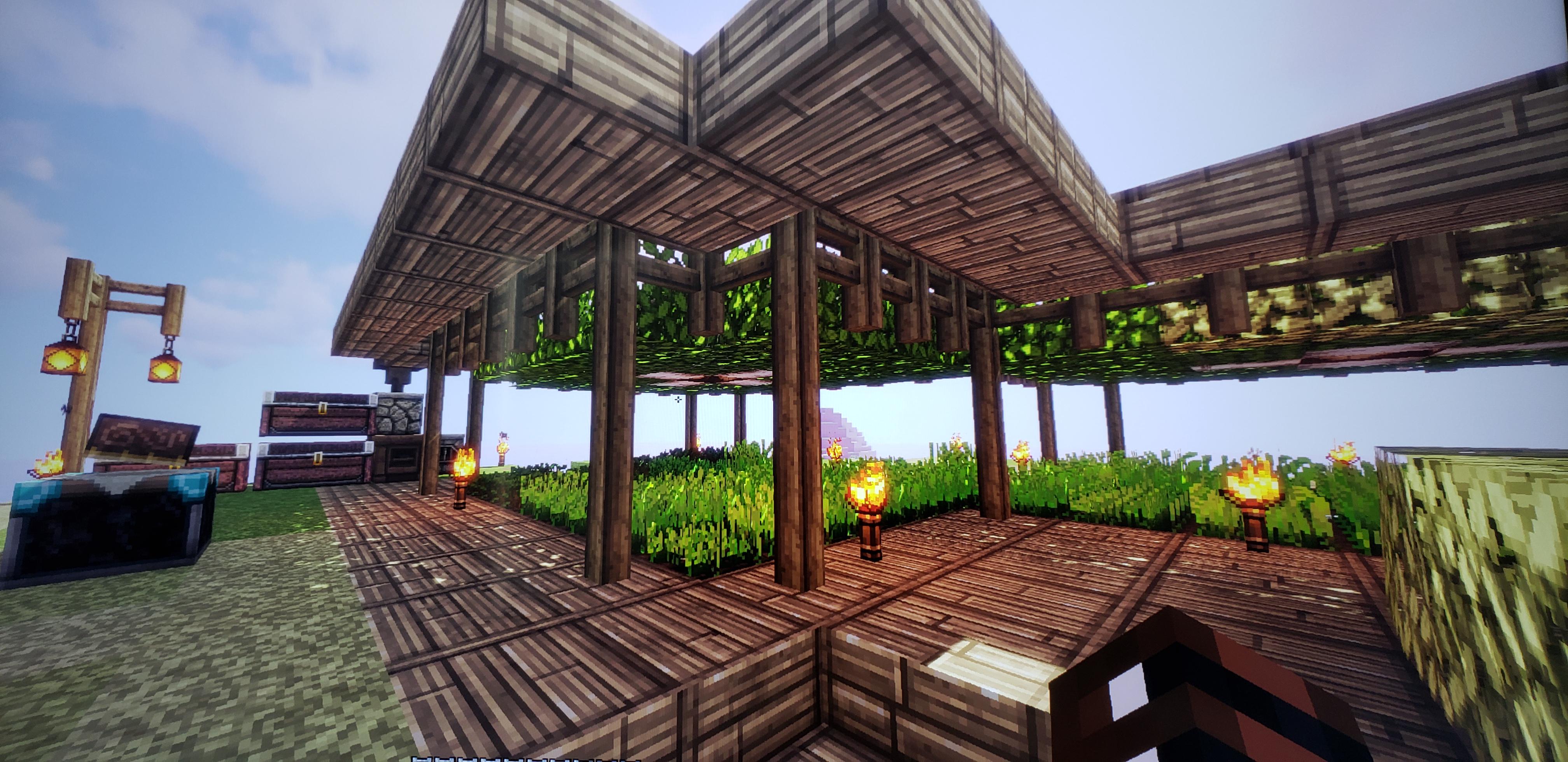 Finally got shaders installed and a texture pack that's an old favorite