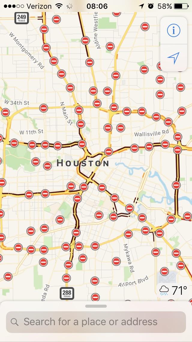 Road closures r/houston