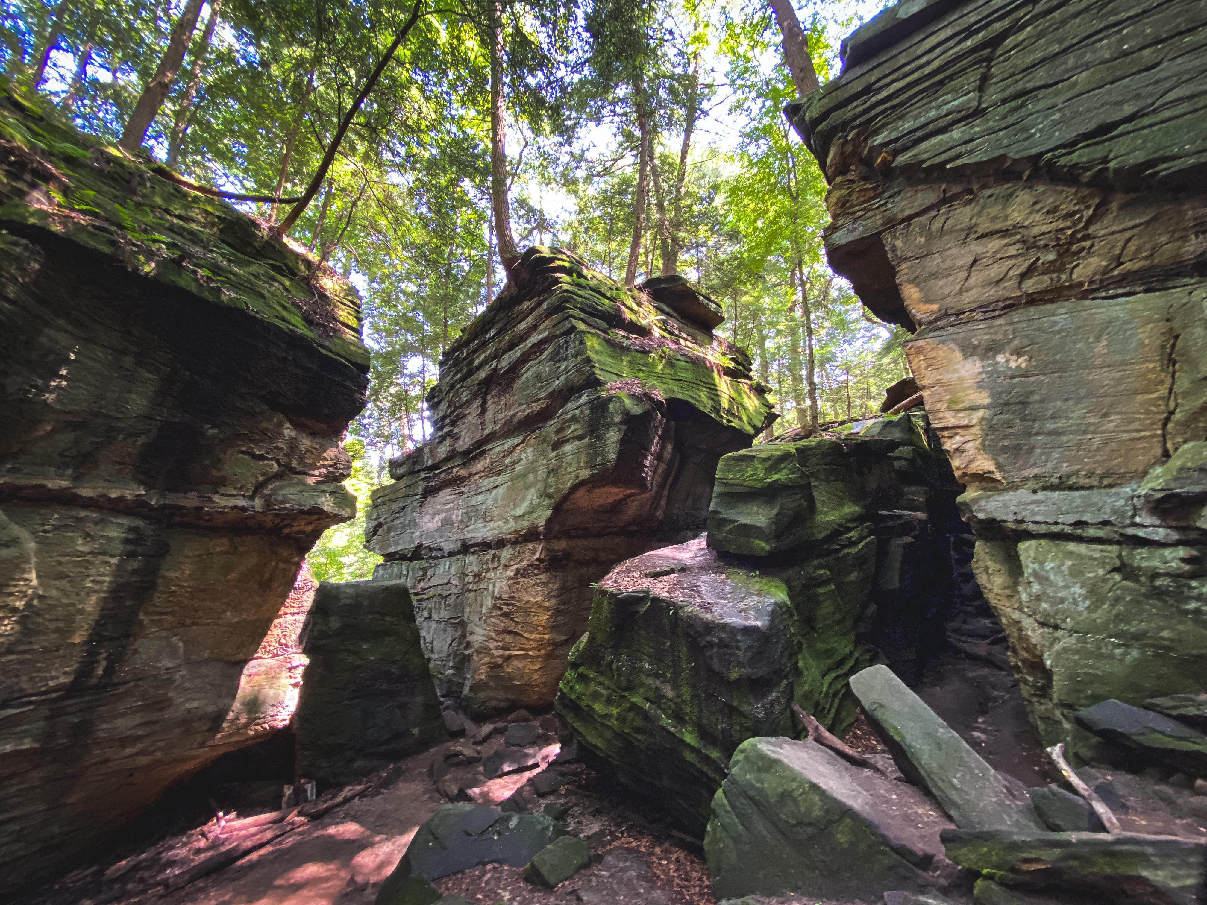 Ledges Trail, Cuyahoga Valley National Park, Peninsula, Ohio [OC