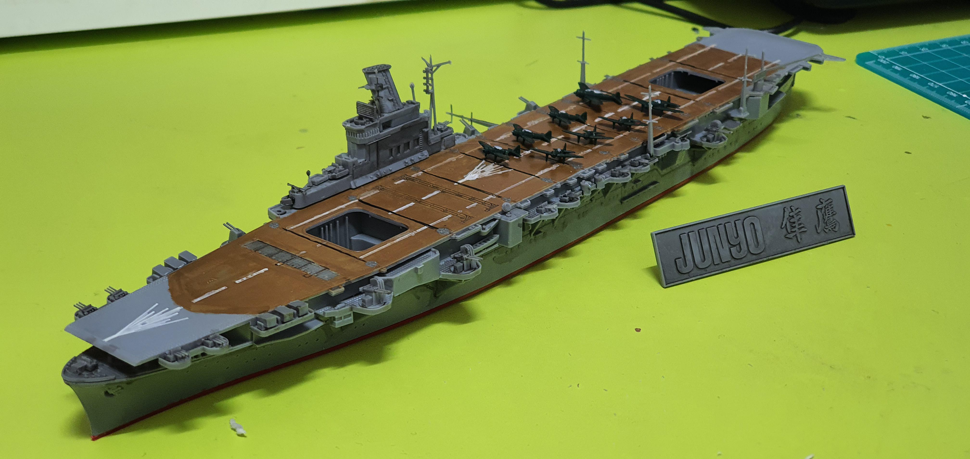 My finished(for now) IJN Junyo modelmakers