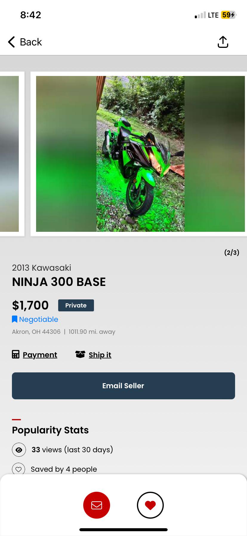 Found this on Cycletrader… I’m new to shopping for used bikes. is this a scam or a rare find
