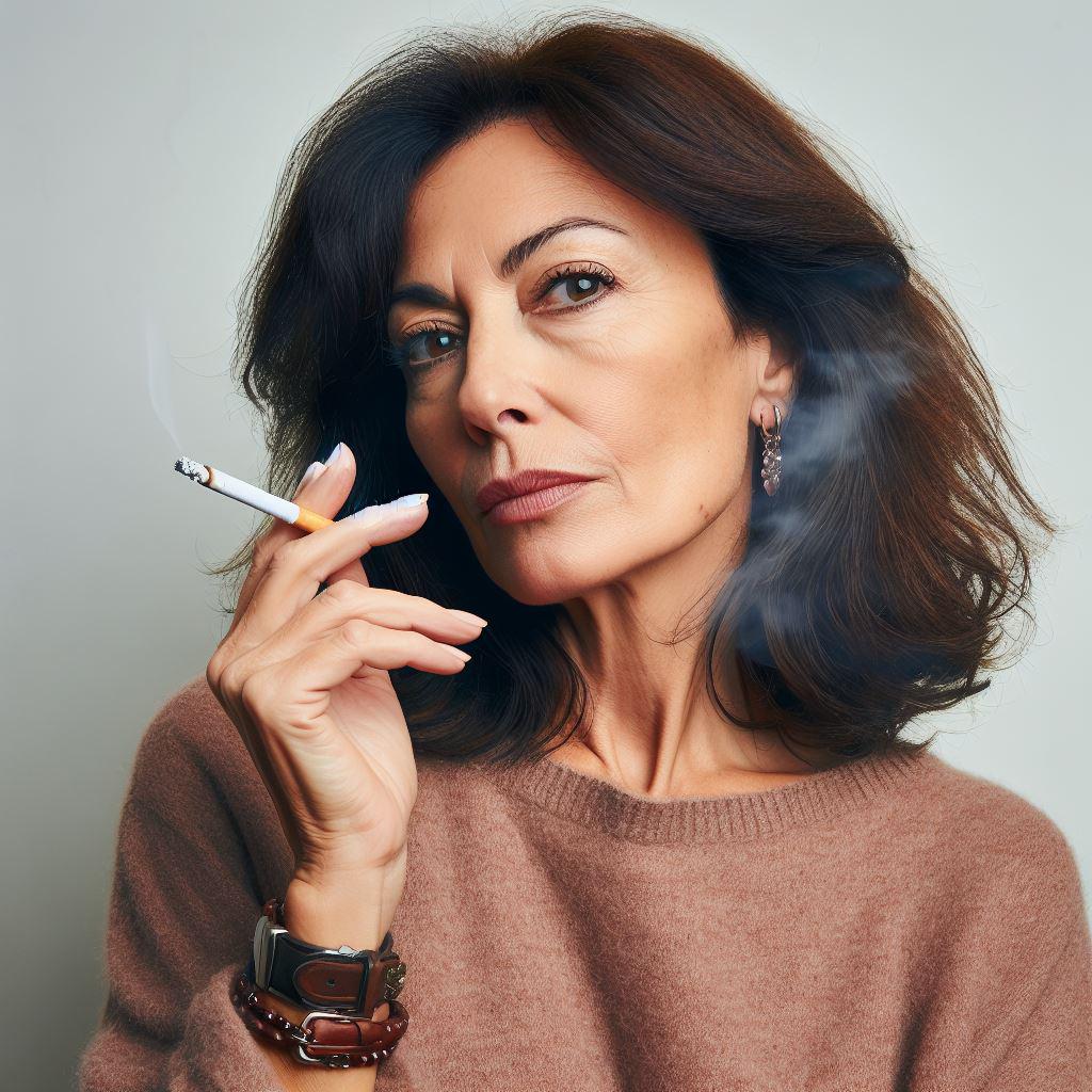 The mature smoker : SmokingFetishAI