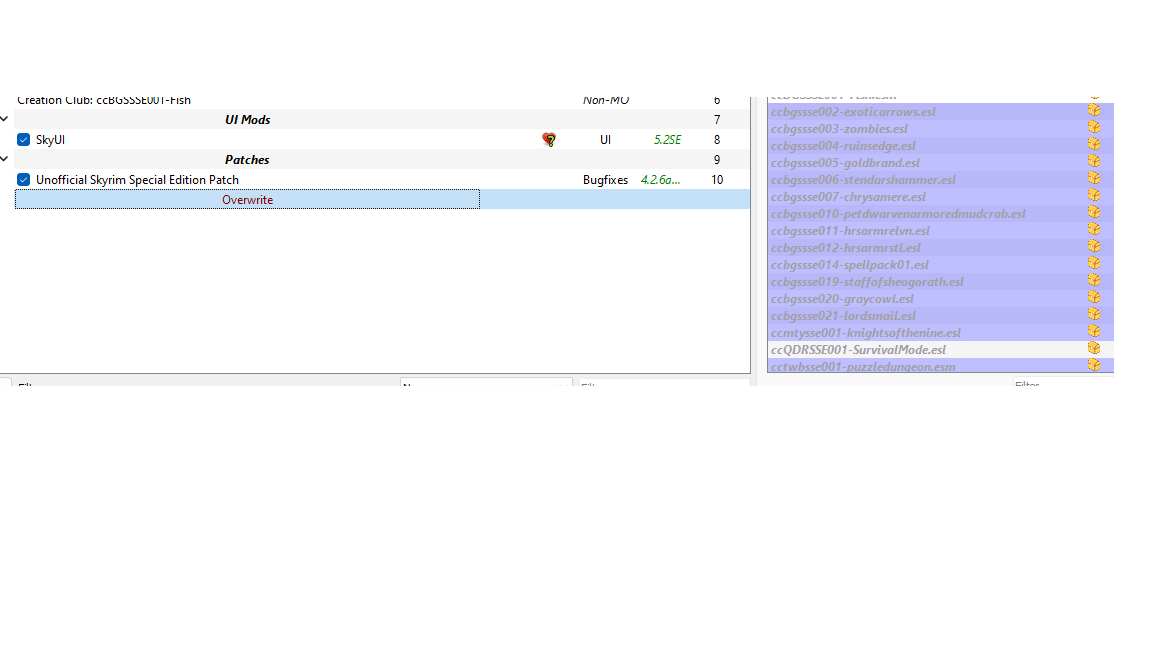 hat does this mean? Why does it say overwrite and why are the stuff