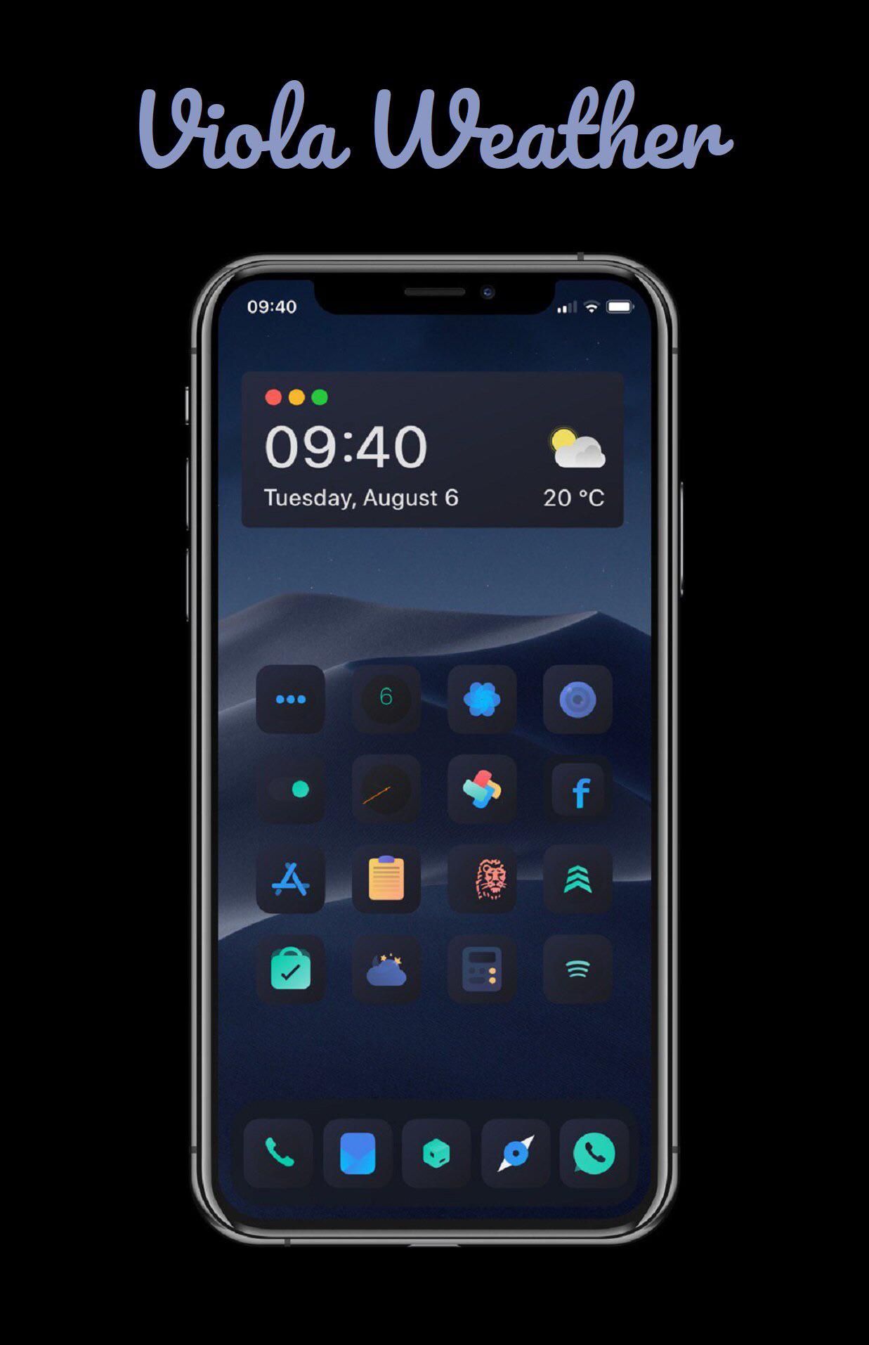 [Release] Viola Weather on packix r/iOSthemes