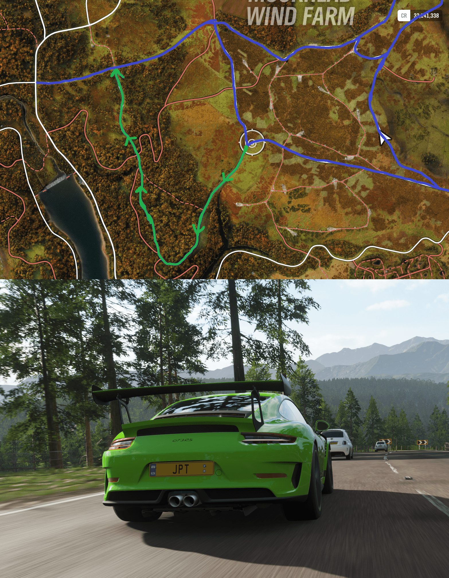 Here are some of my favorite roads to drive on in FH4. The green one is