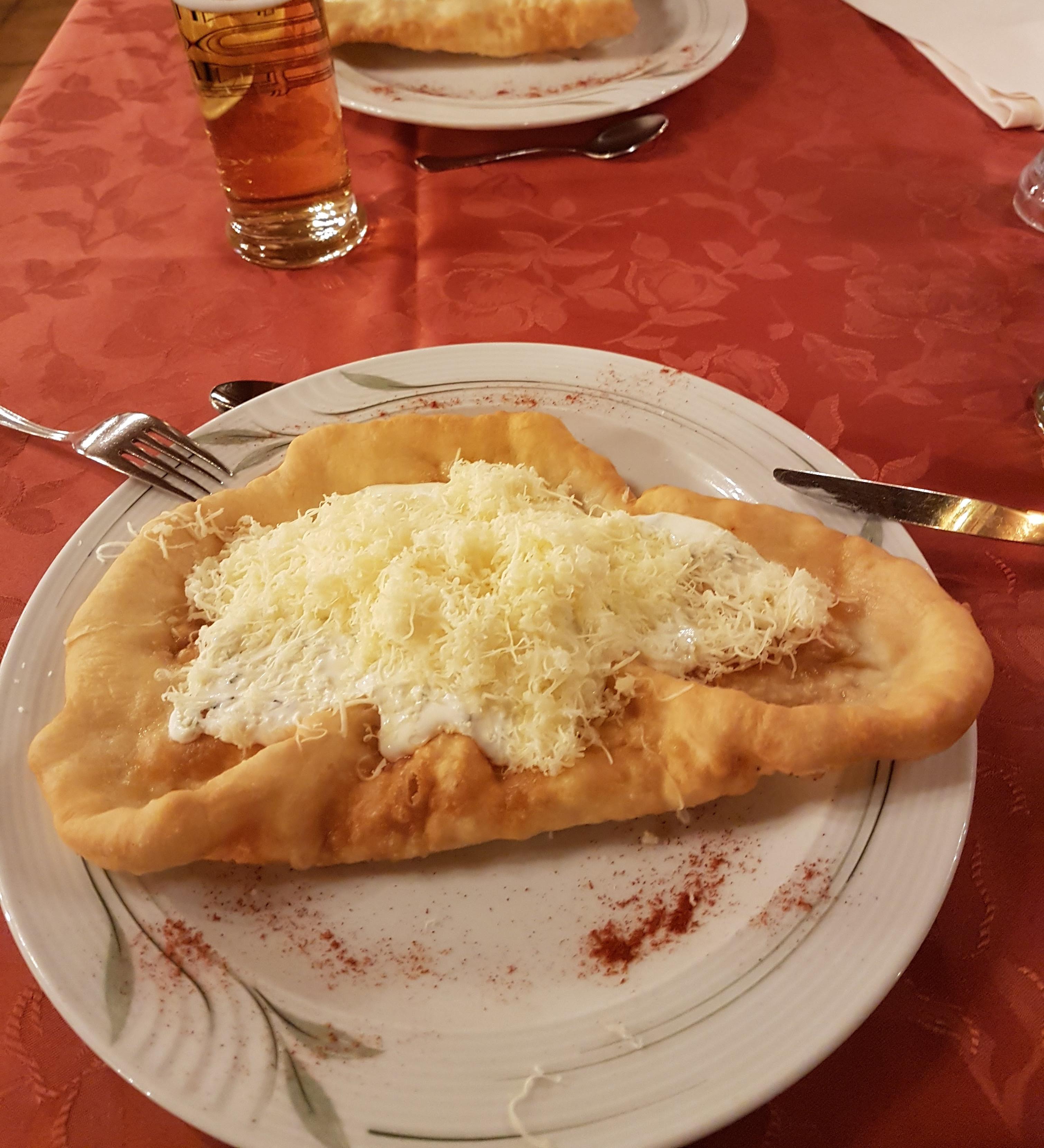 [I ate] Baked dough with garlic sauce and cheese r/food