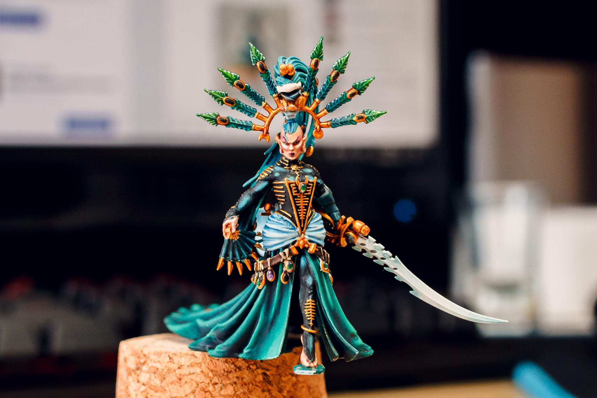 Almost finished with Yvraine. Just need to paint 60 gemstones. 60