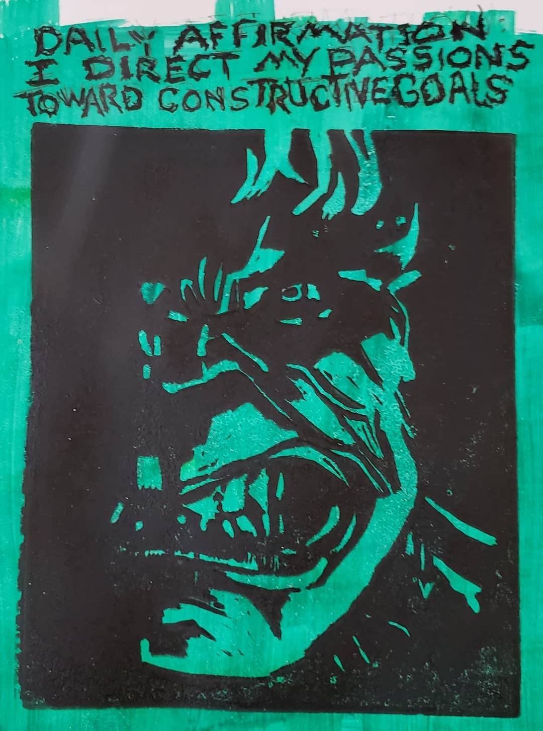 Inspirational Poster r/printmaking