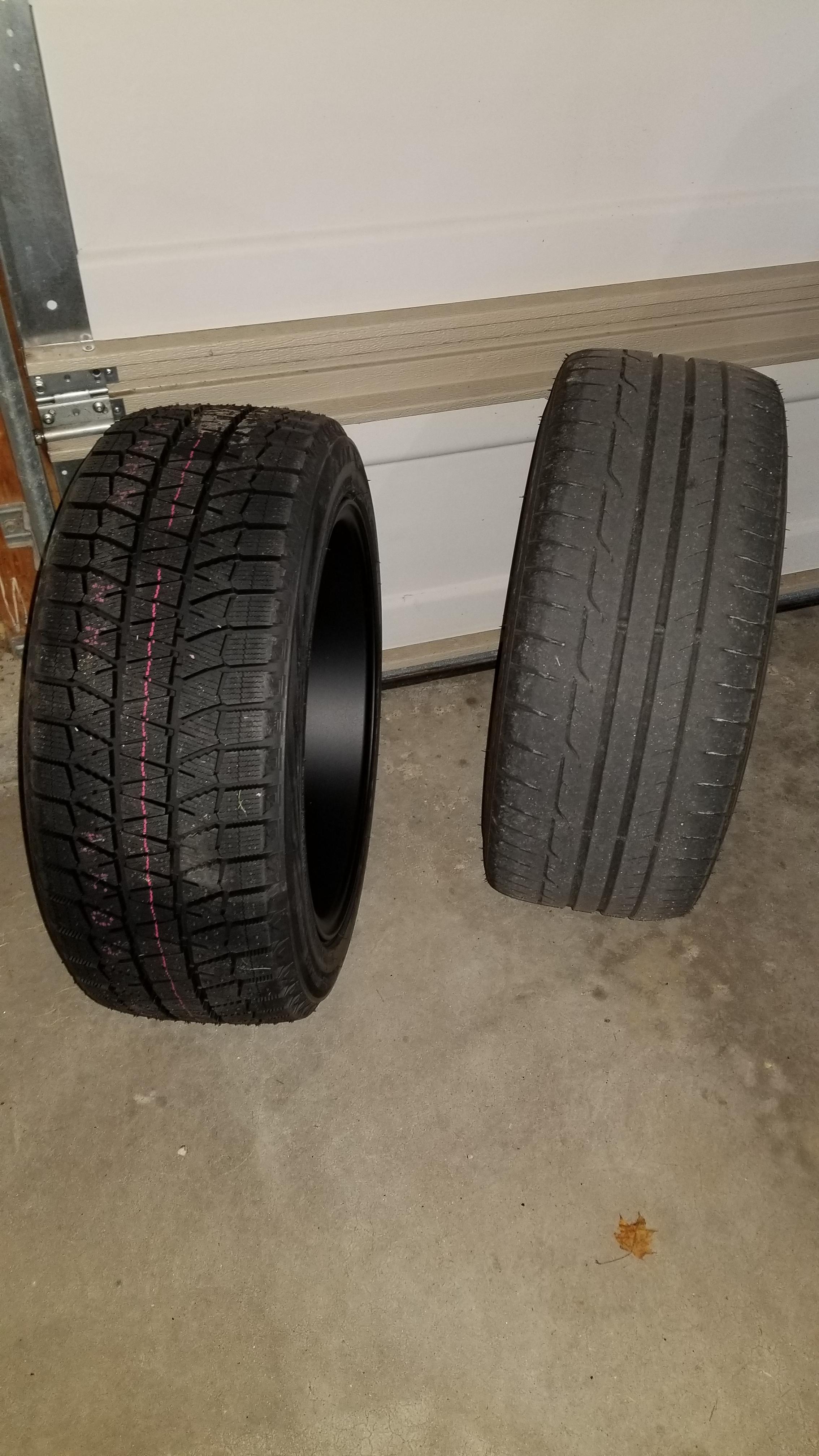 With a winter storm crossing the US, I offer this New Blizzak tread