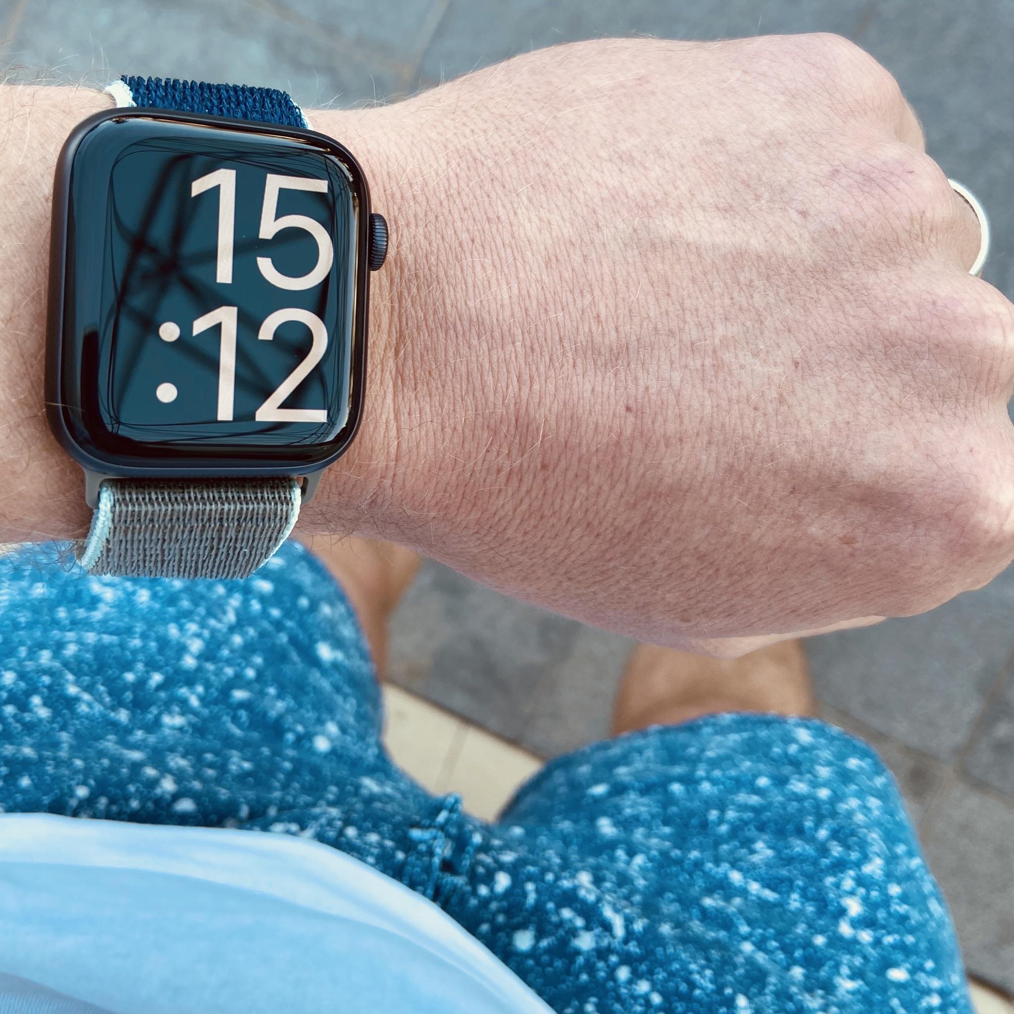 XLarge face, Khaki sport loop; it’s a blue and white kind of day r