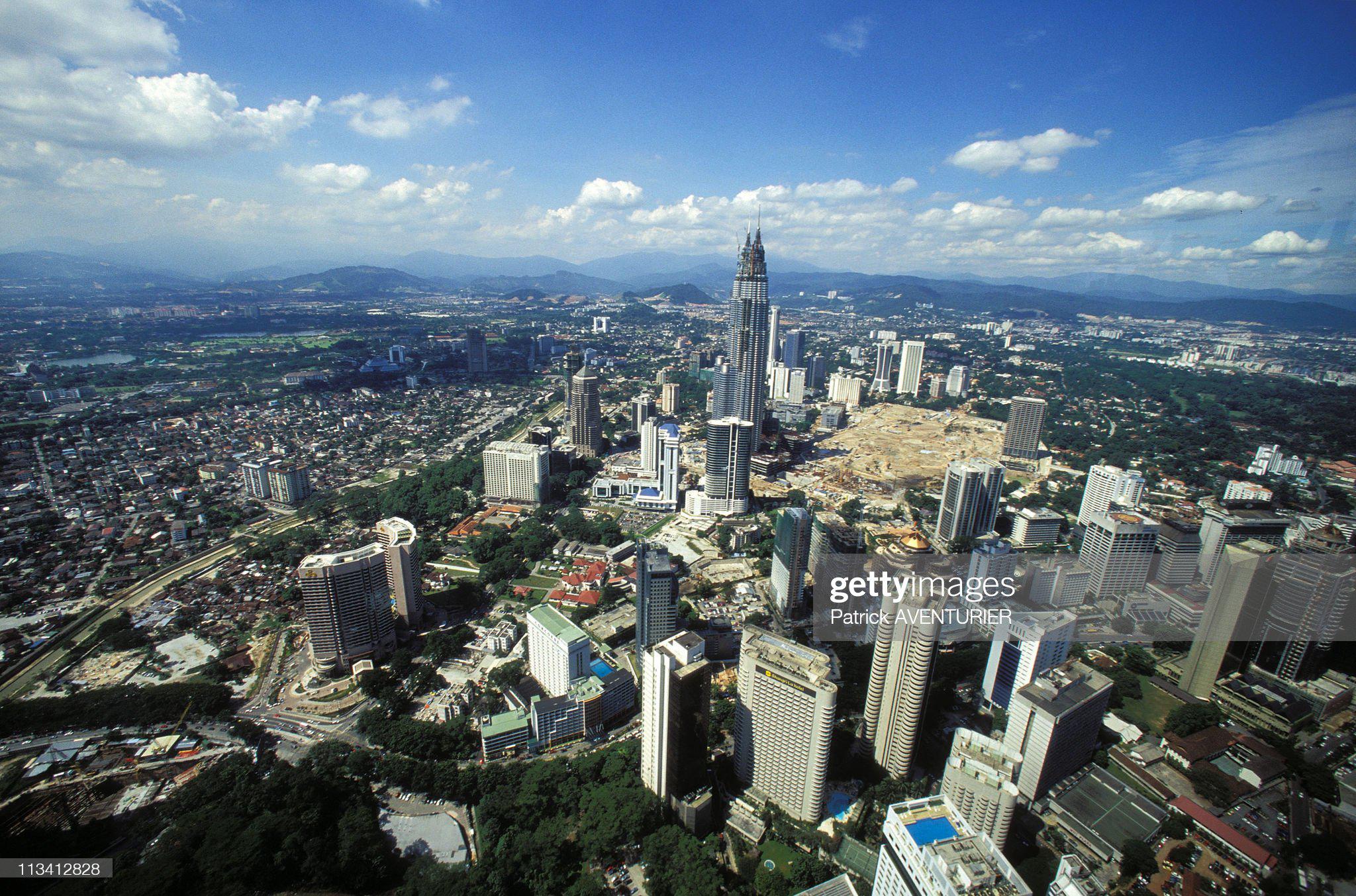 Kuala Lumpur skyline 1996 , As seen from on top of KL Tower. r/malaysia