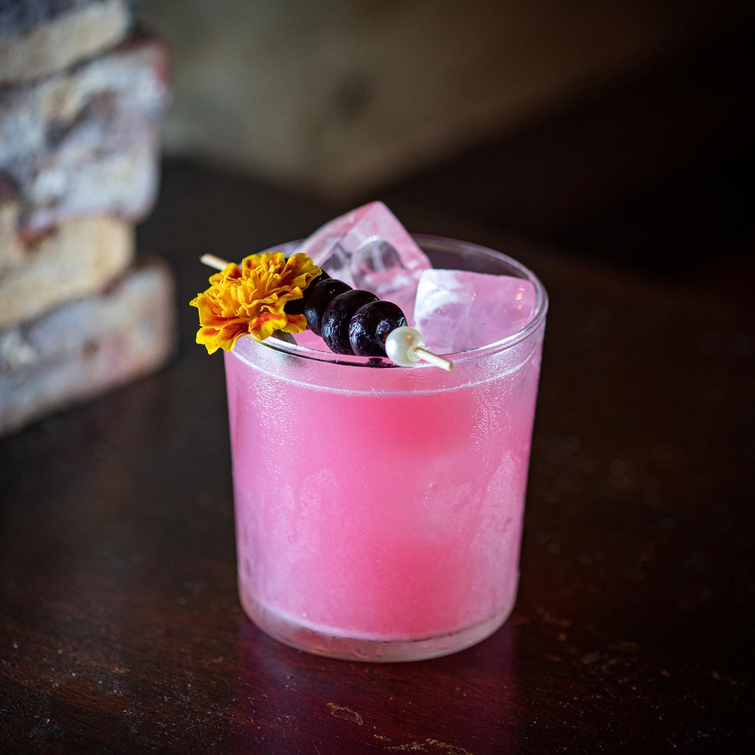 “Cornflower” a blueberry & sweet yellow corn cocktail r/cocktails