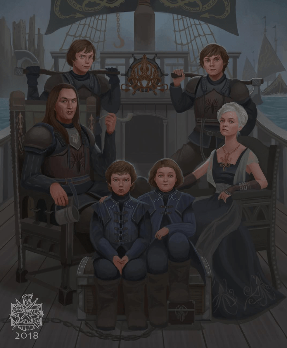[SPOILERS] Raymond Terutama's Portrait of House Greyjoy