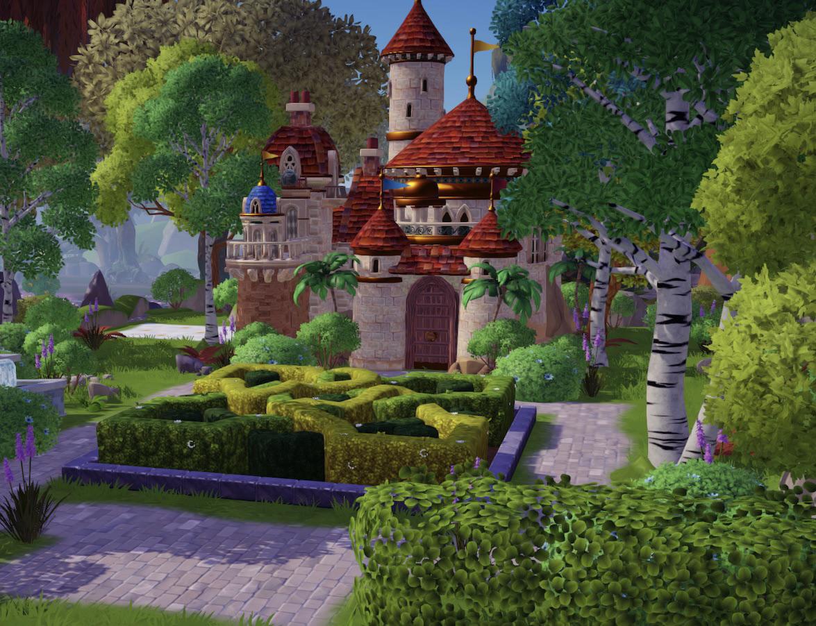 WIP Eric’s castle and gardens r/DreamlightValley
