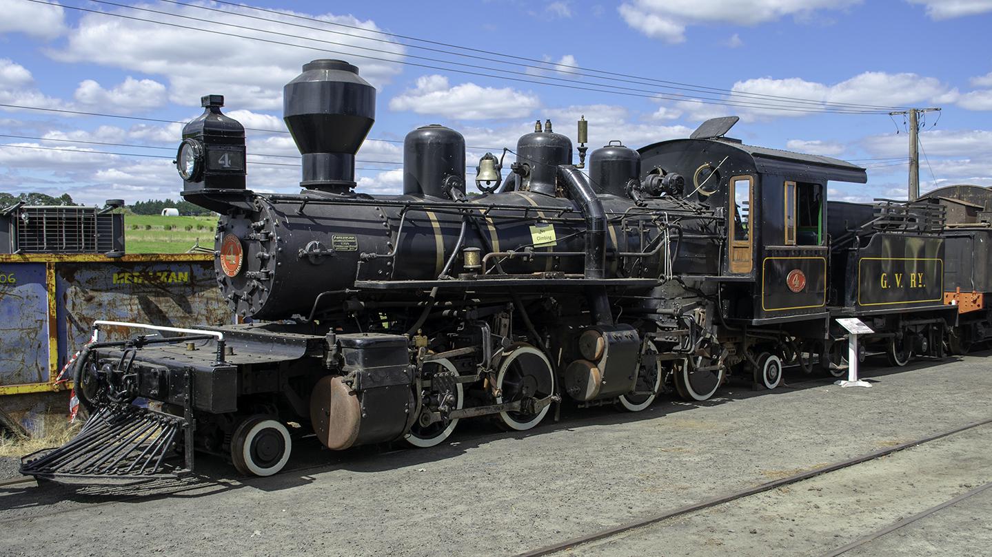 Glenbrook Vintage Railway's Compound Mallet (GVR 4). It is