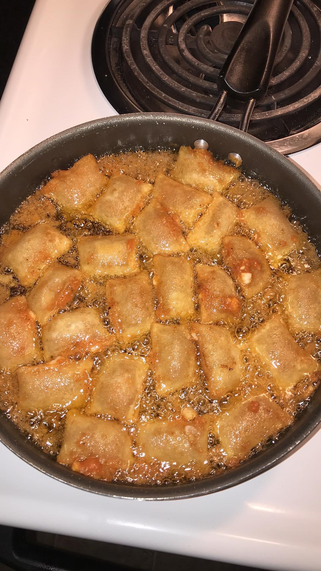 Deep Fried Pizza Rolls