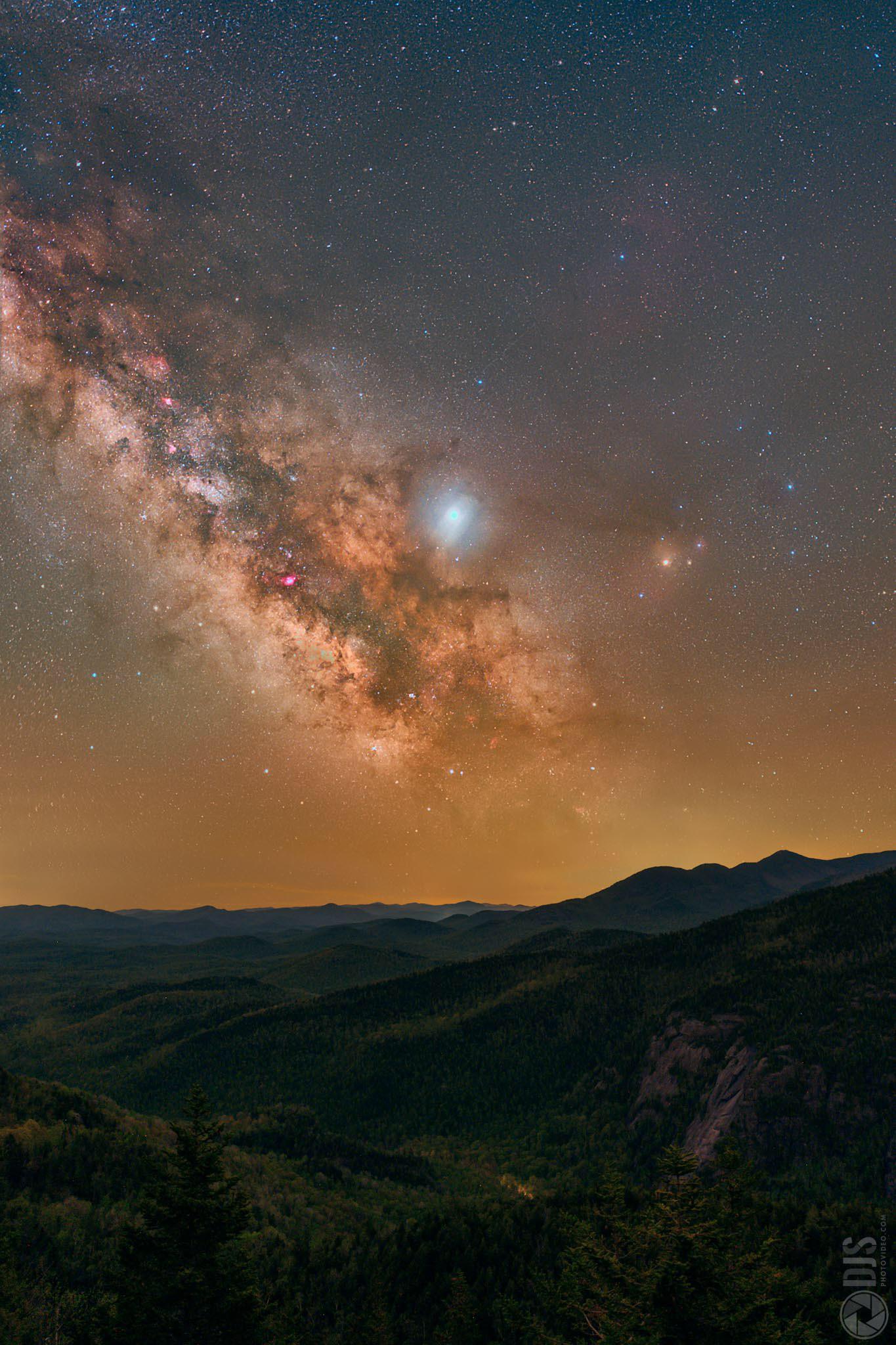 I love hiking at night to take pictures like these! Adirondacks, NY
